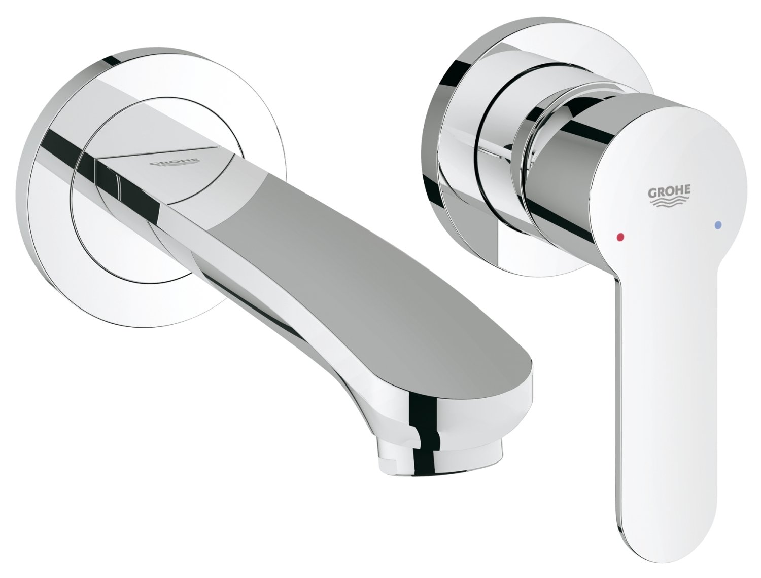 Grohe Eurostyle Mitigeur 2 Trous Lavabo, Chrome, Taille M