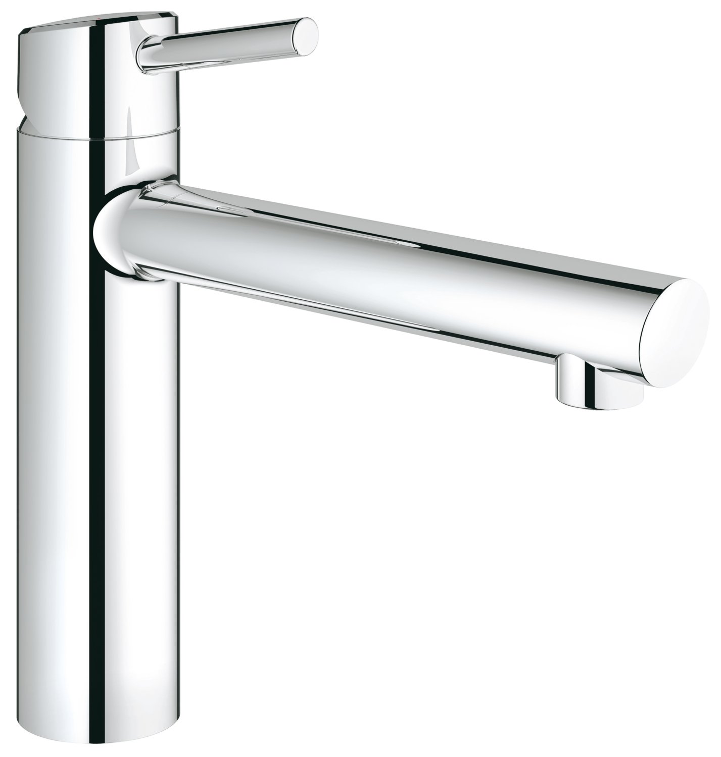 Grohe Robinet de Cuisine Concetto Bec Medium Plage de Rotation de 140° Starlight 31128001