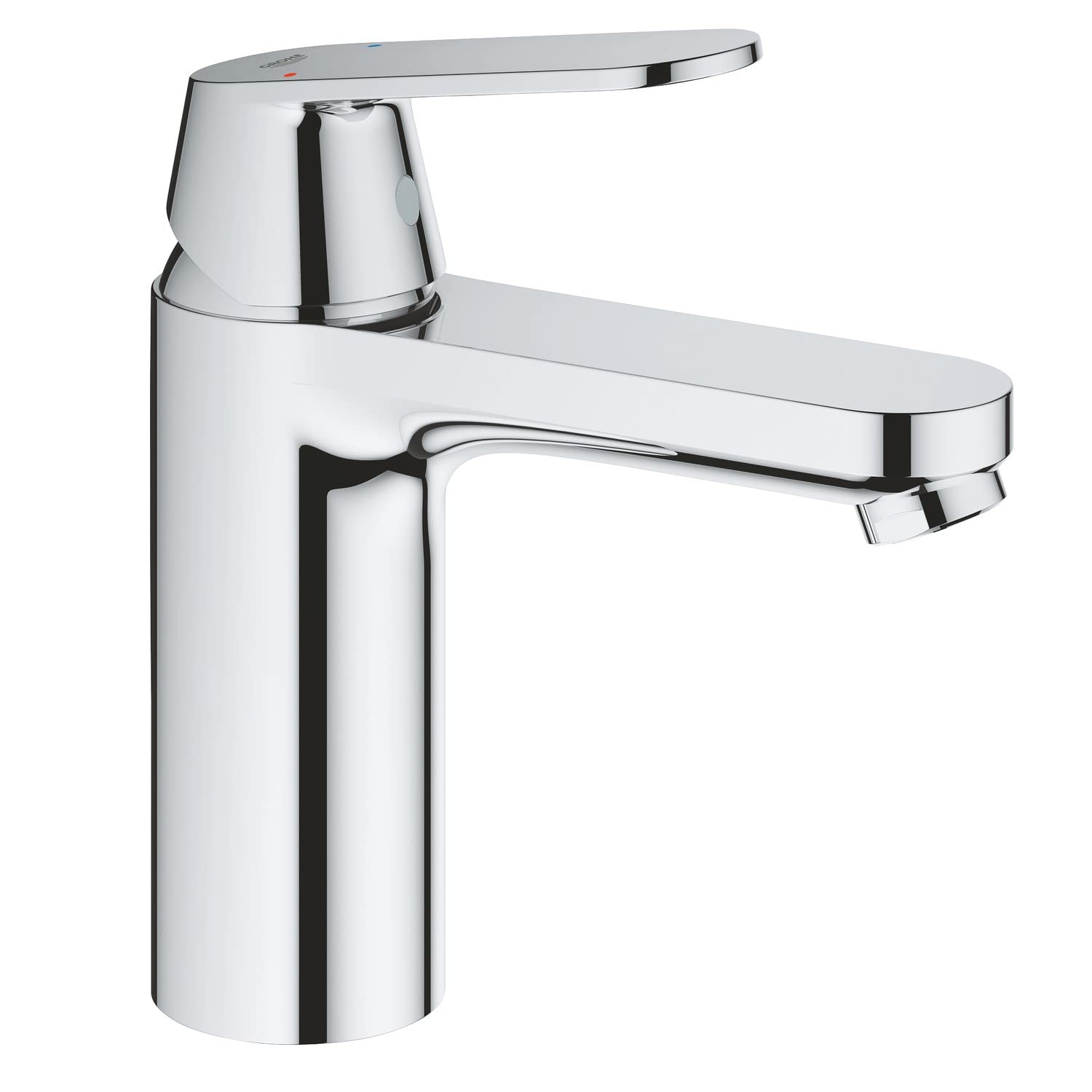 Grohe Eurosmart Cosmopolitan Mitigeur Lavabo Corps Lisse Bec Medium, Chromé, M