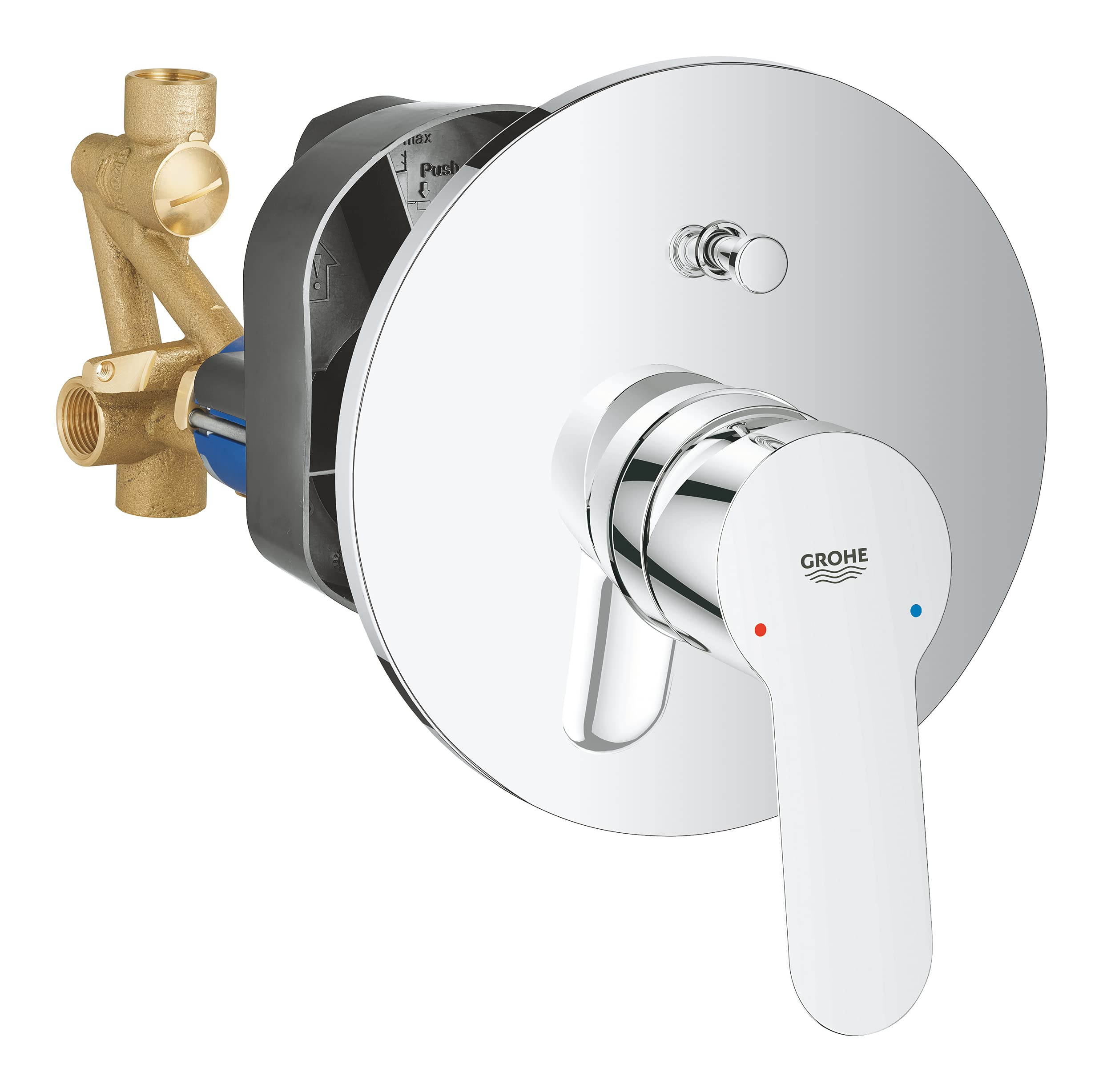 Grohe Bau Edge Grifo Empotrado Para Ducha