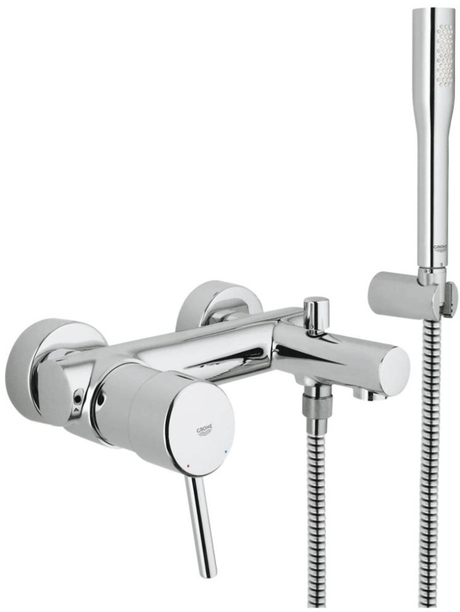 Grohe Mitigeur Bain-Douche Concetto avec Set de Douche Euphoria Cosmopolitan