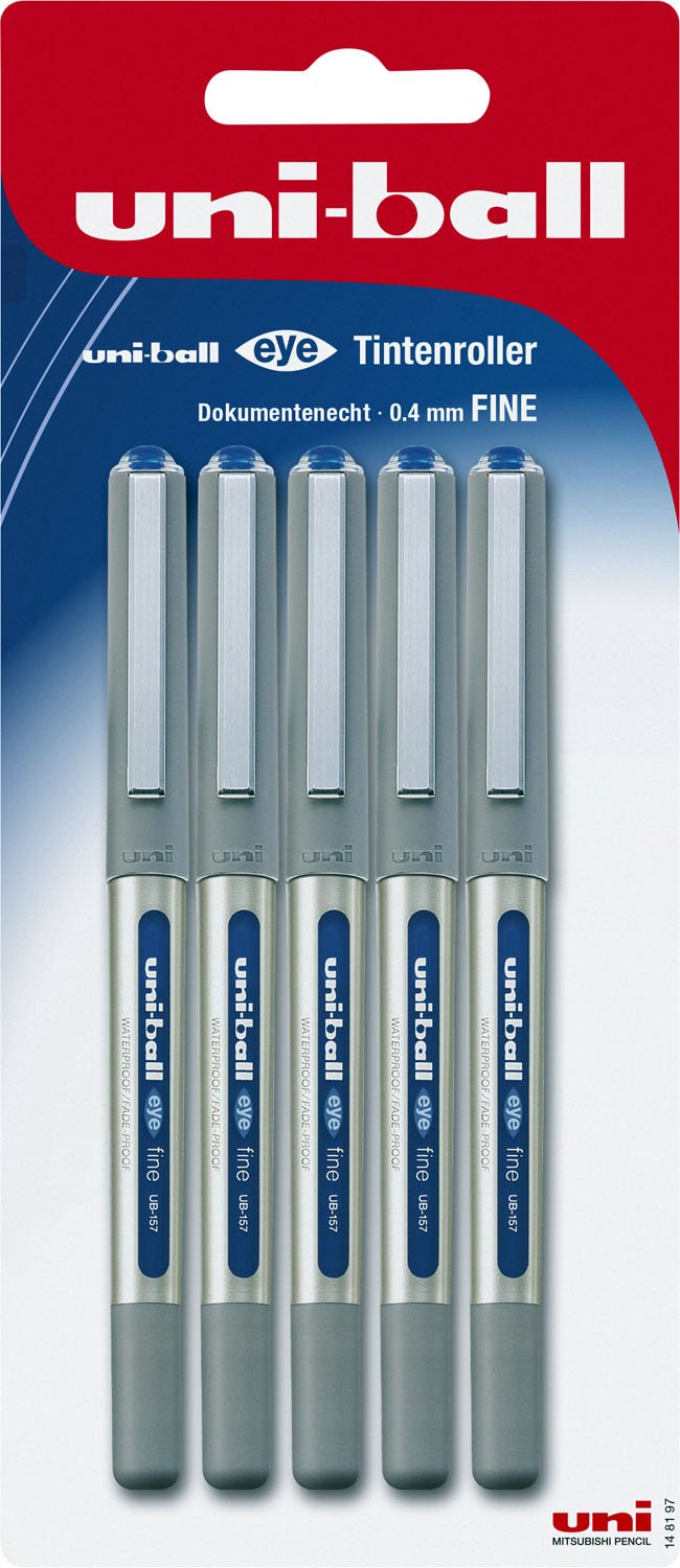 Mitsubishi Tintenroller UB EYE UB-157 blau 5 in BK