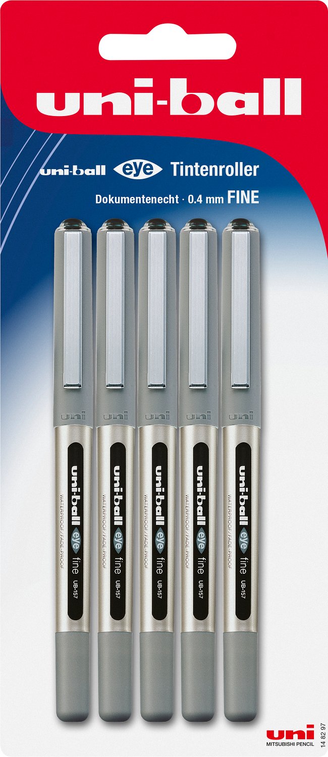 Mitsubishi Tintenroller UB EYE UB-157 schw 5 in BK