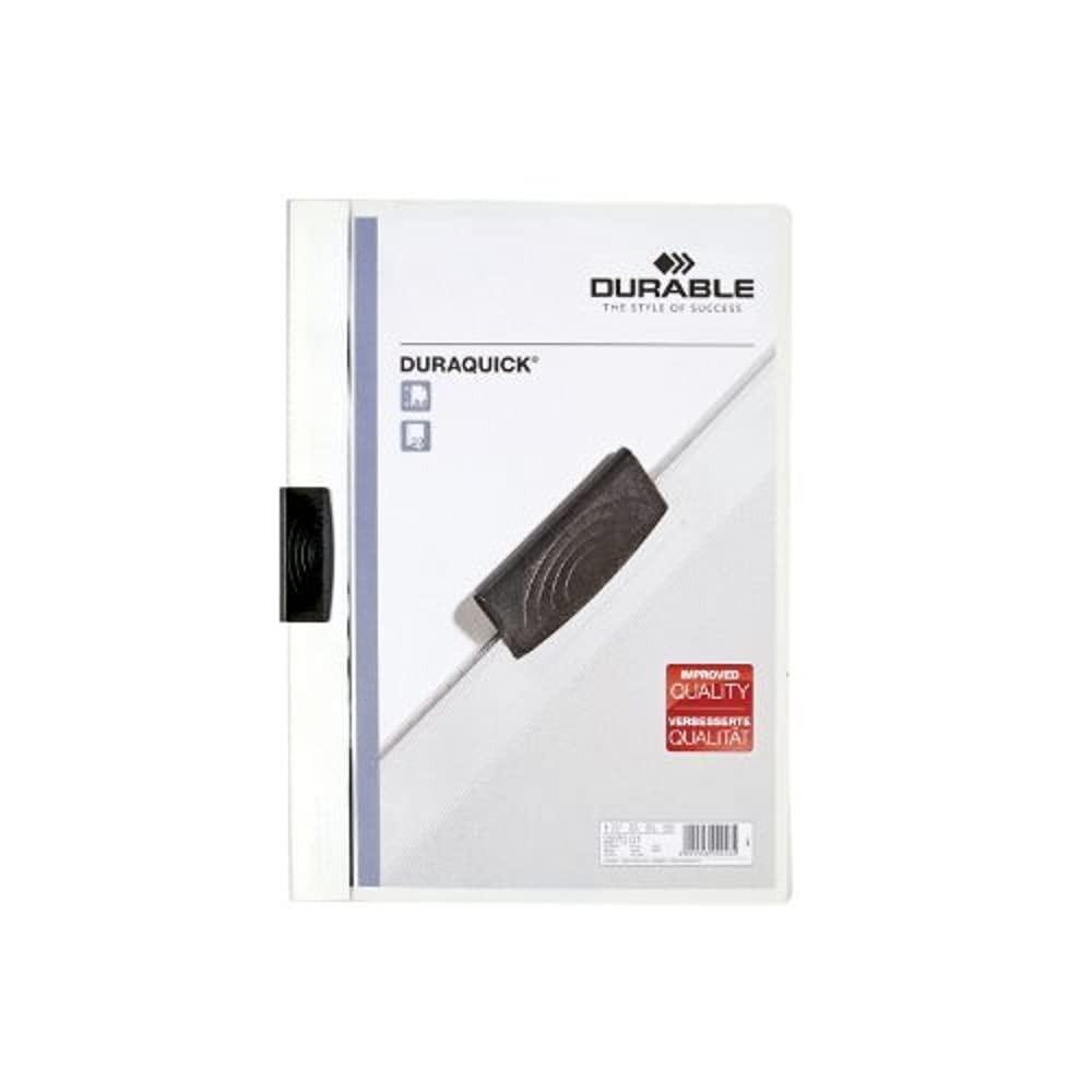 Durable DURABLE Klemm-Mappe Duraquick 1-20 Blatt weiß