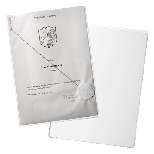 Durable DURABLE Schutz-/Ausweishülle A4 transparent 10 Stück