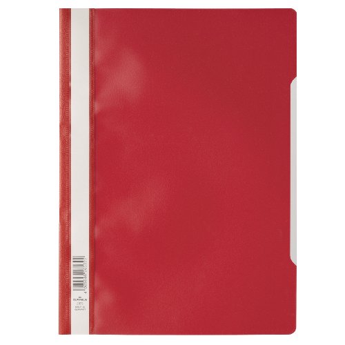 Durable DURABLE Sichthefter A4 Standard PP rot 50er Pck