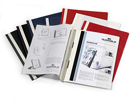 Durable DURABLE Angebotshefter Duraplus Sichttasche farb sort. 25Stk