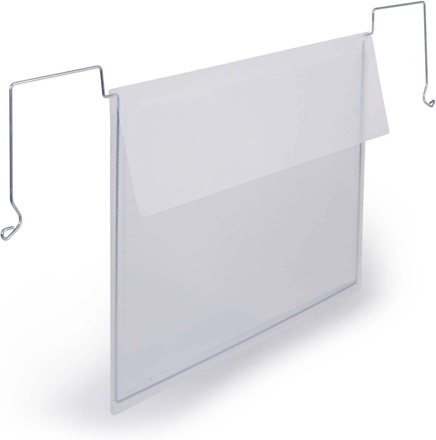 Durable DURABLE Drahtbügeltasche mit Klappe A5 quer PP 50 stk