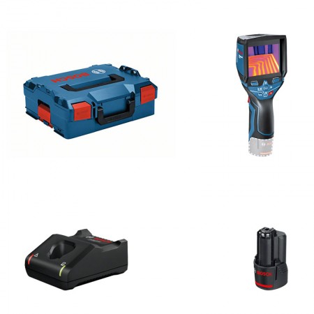 Bosch Caméra thermique GTC 400 C + 1 batterie 12V 3 Ah + chargeur GAL 12V-40