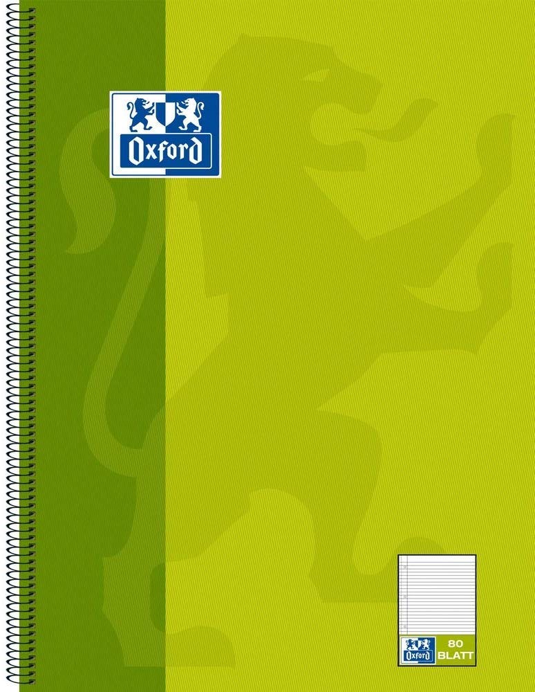 Oxford Collegeblock A4+220x295mm 80 Bl. Liniert Rand L
