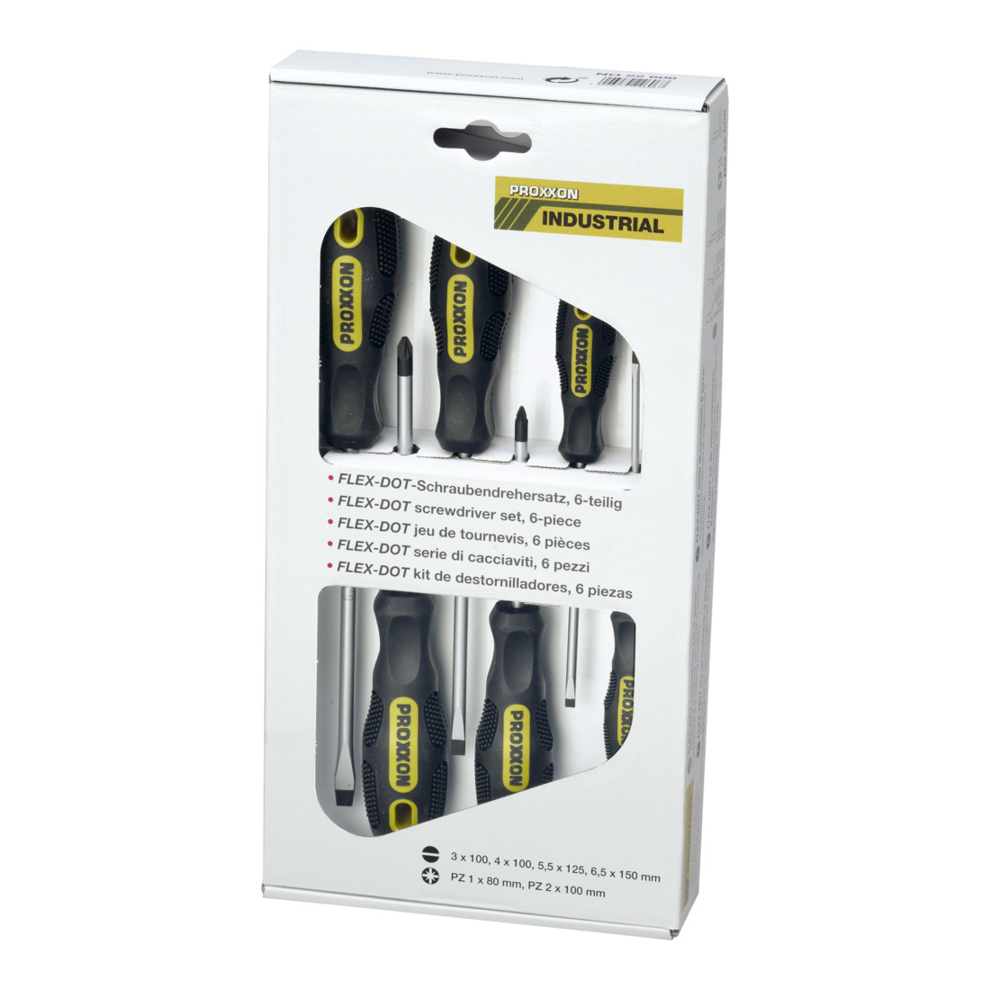 Proxxon FLEX-DOT Jeu de tournevis 6 pces, six pans extérieurs