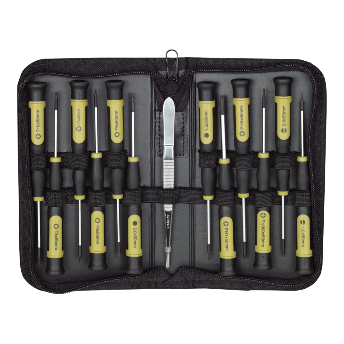 Proxxon Jeu de tournevis MICRO-DRIVER, 13 pcs. en sachet