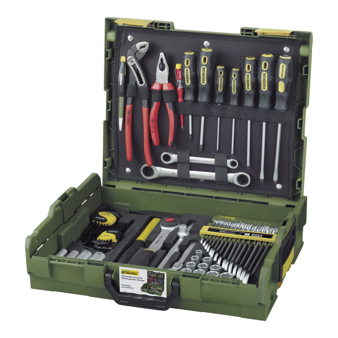 Proxxon Coffret d'outils universel pour artisans dans la L-BOXX éprouvée