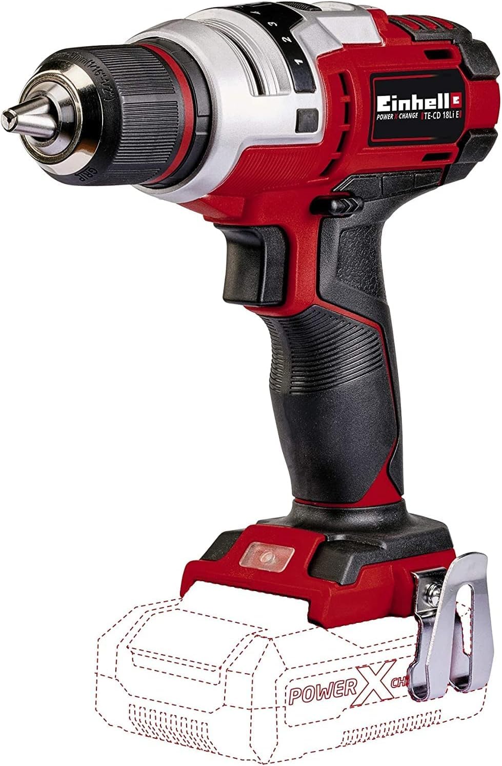 Einhell perceuse einhell visseuse TE-CD 18 18.0 V sans batterie 2 1.0 sans coffret