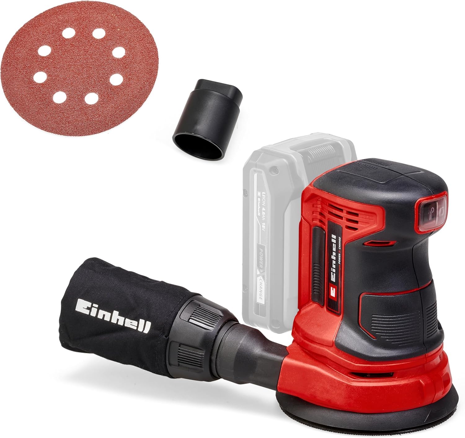 Einhell Ponceuse excentrique sans fil TE-RS 18 Li-Solo