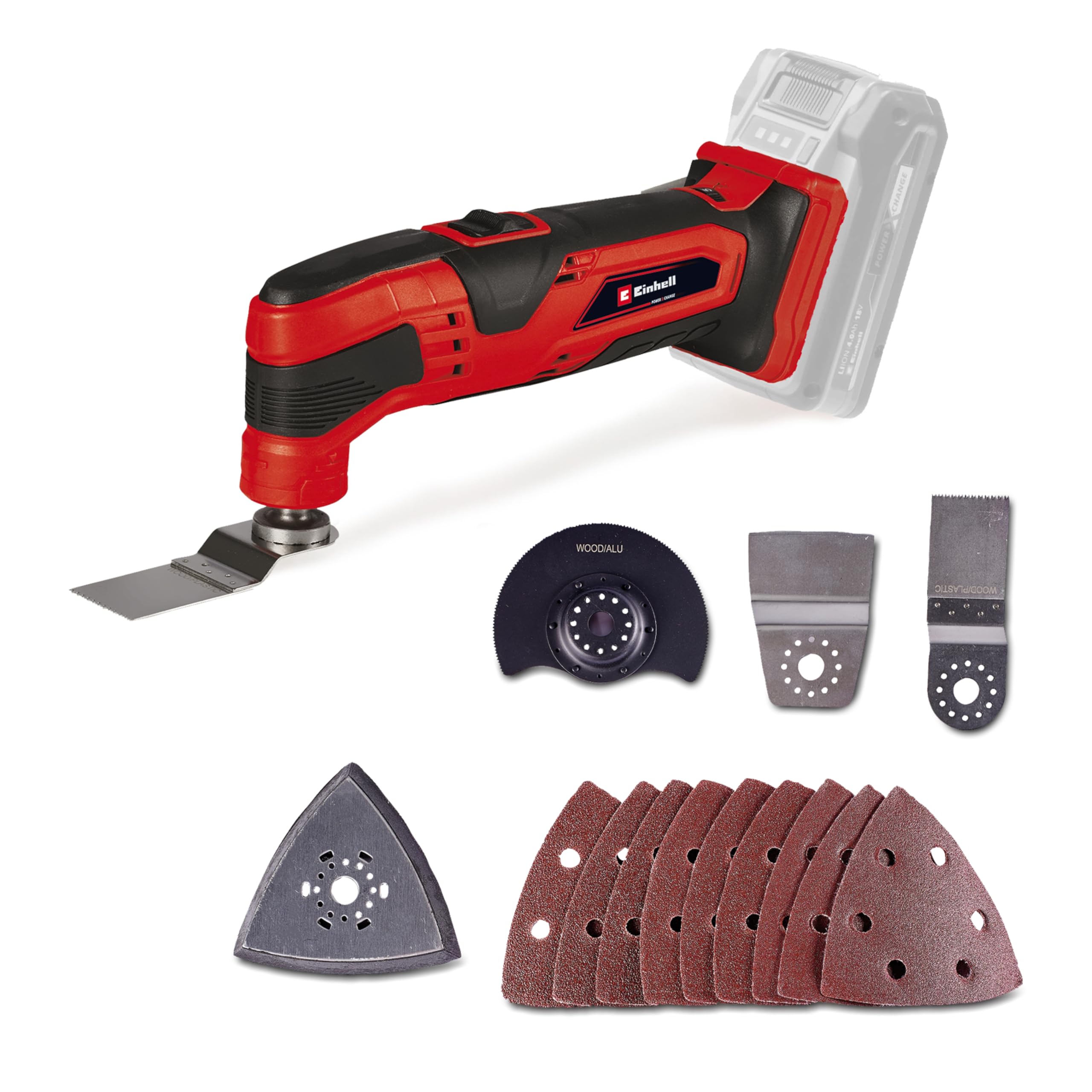 Einhell Power X-Change Akku-Multifunktions-Werkzeug TC-MG 18 Li-Solo