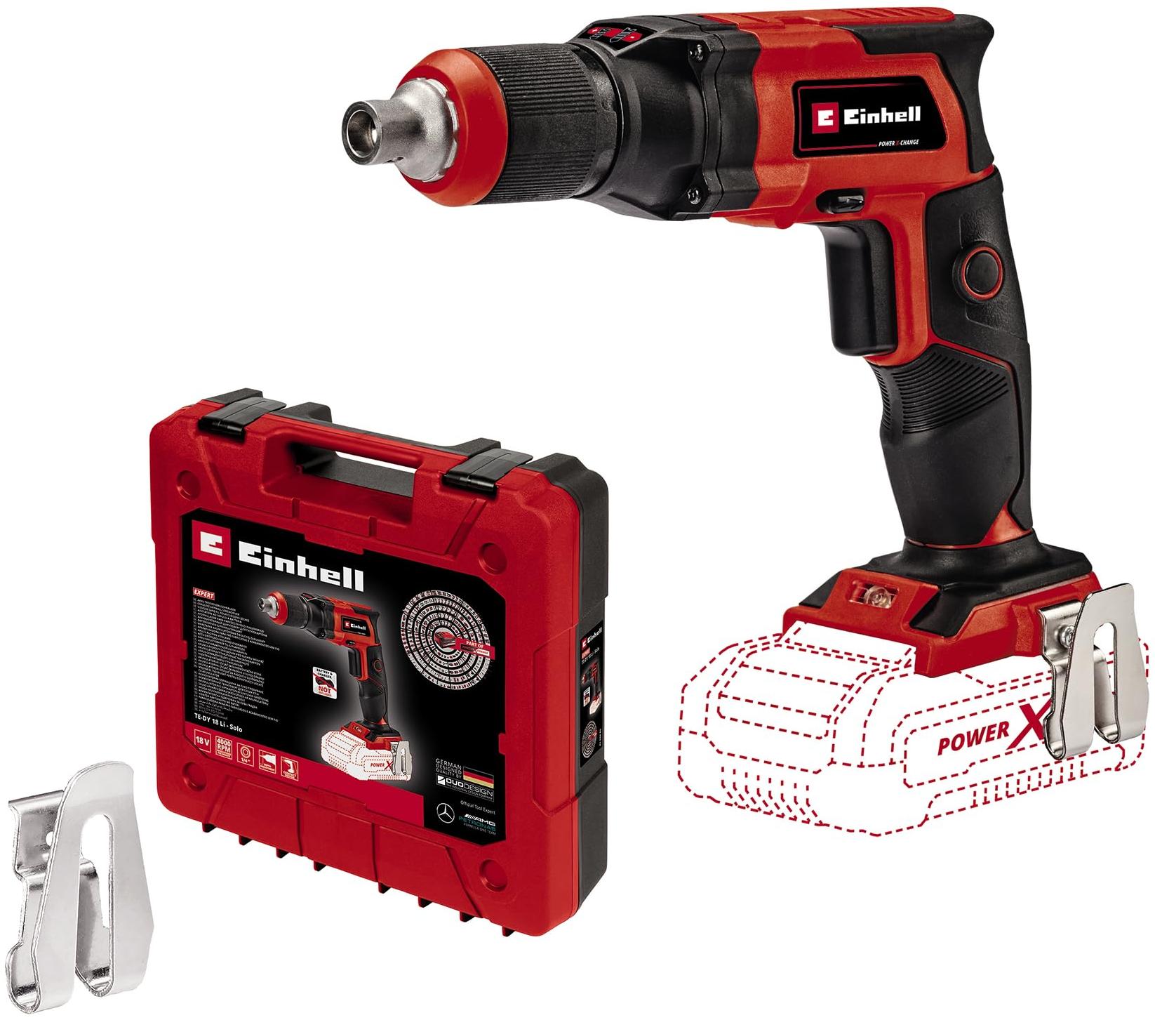 Einhell Visseuse cloisons sèches sans fil TE-DY 18 Li-Solo 18V