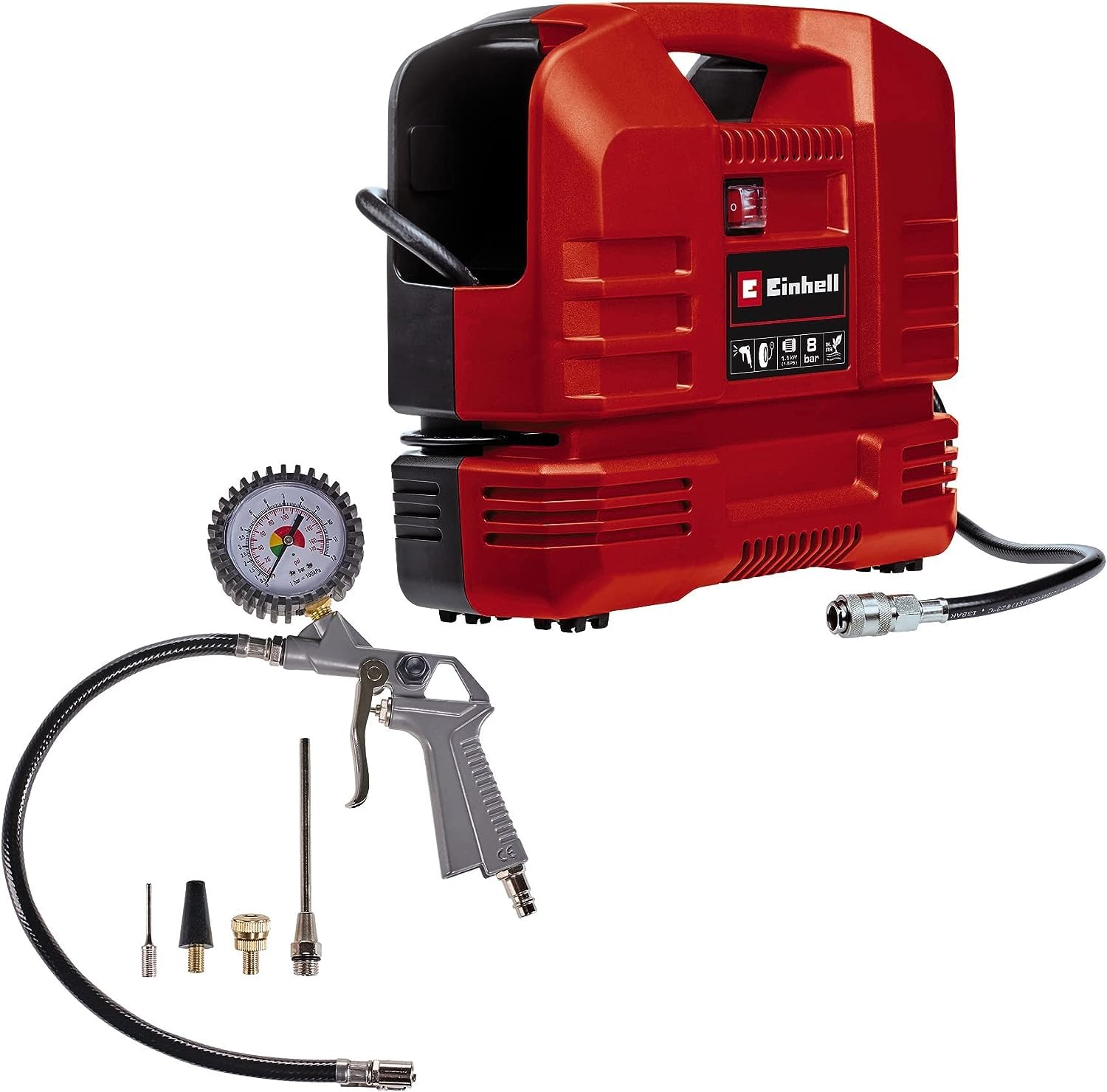 Einhell Koffer-Kompressor TC-AC 190 OF Set