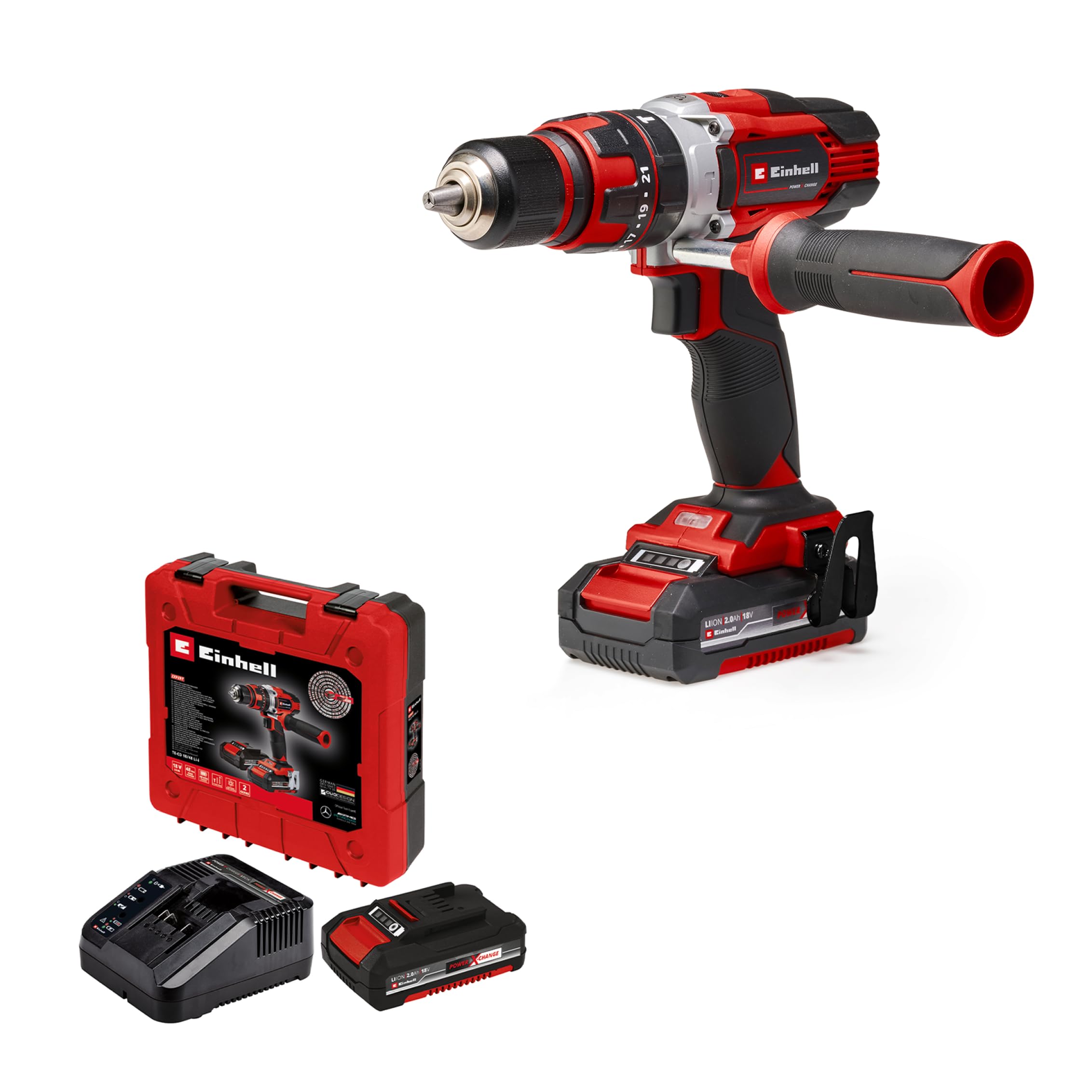 Einhell Perceuse-visseuse sans fil TE-CD 18/48 Li