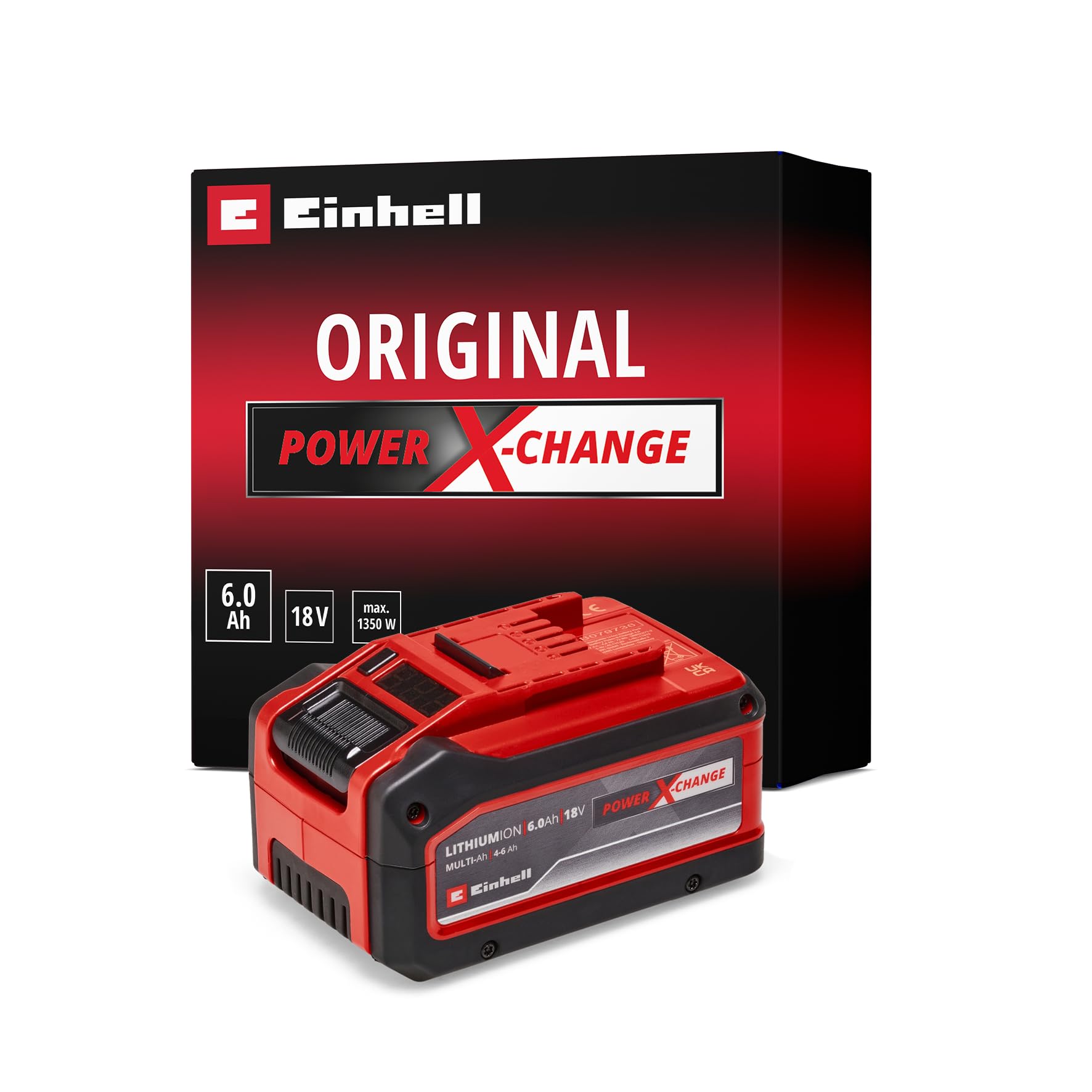 Einhell Batterie Power X Change 18V 4Ah rouge/noir