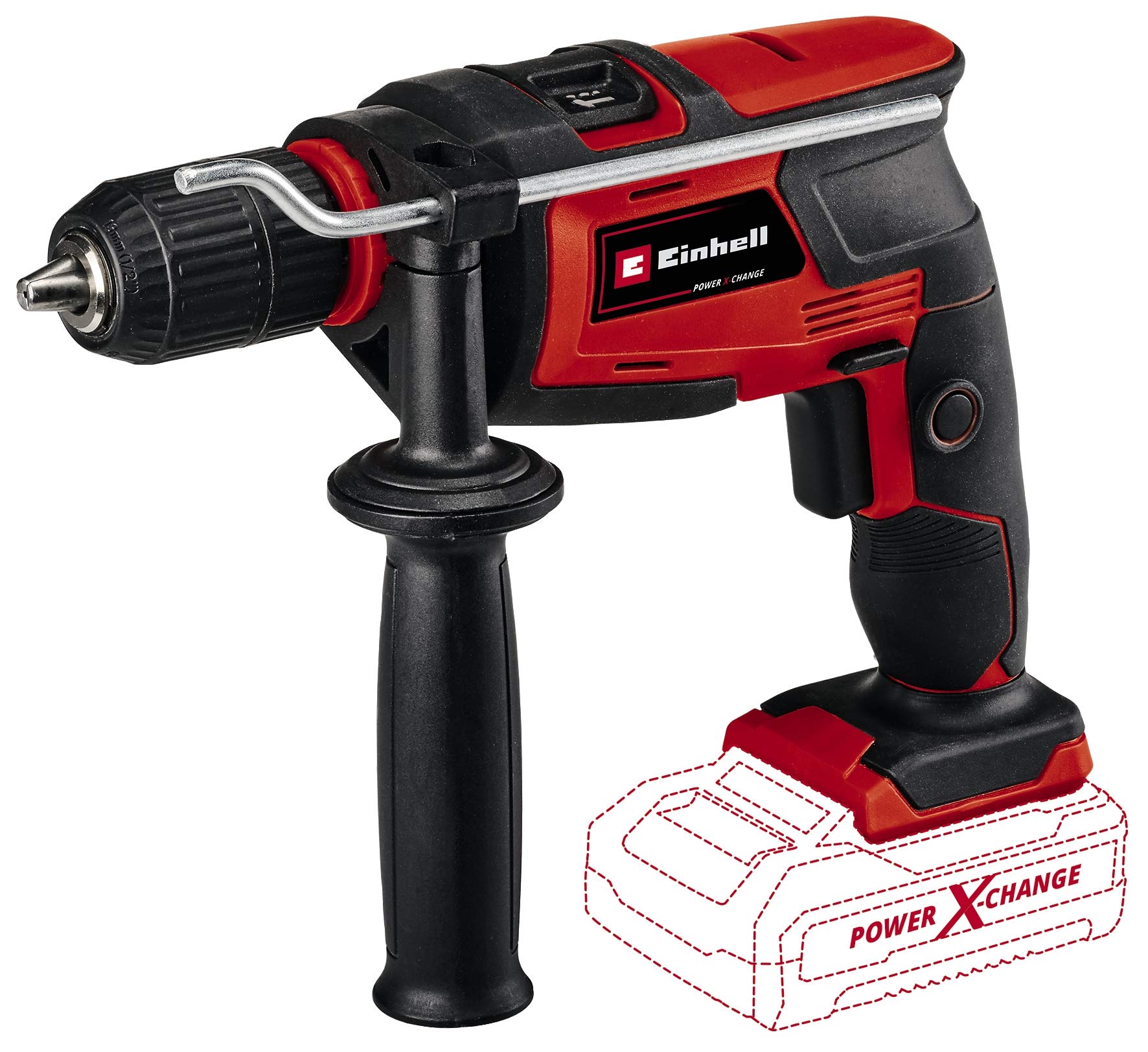 Einhell Perceuse à percussion sans fil TC-ID 18 Li-Solo