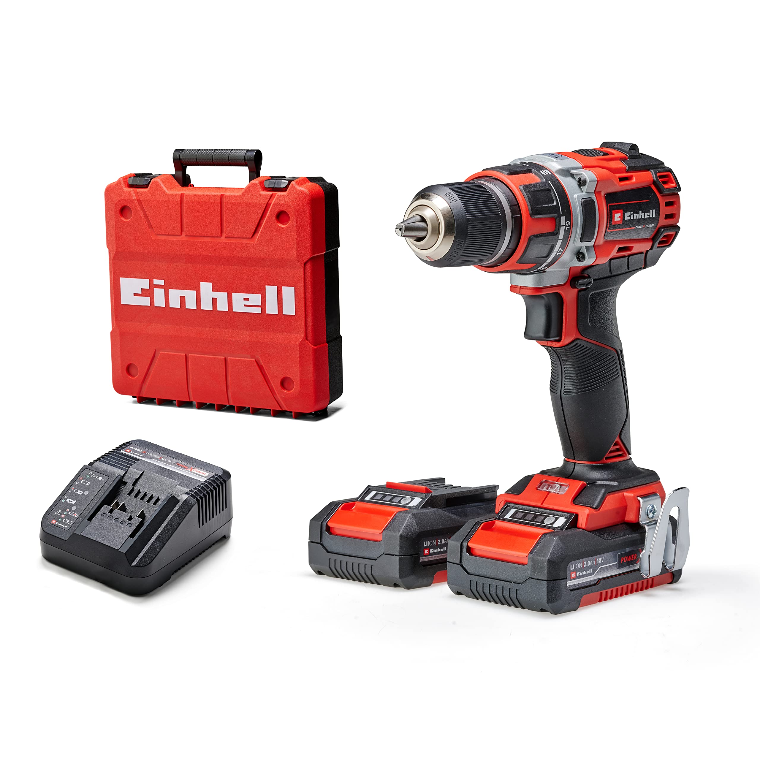 Einhell perceuse einhell visseuse te-cd 18/50 18.0 V avec batterie 2 2 sans coffret