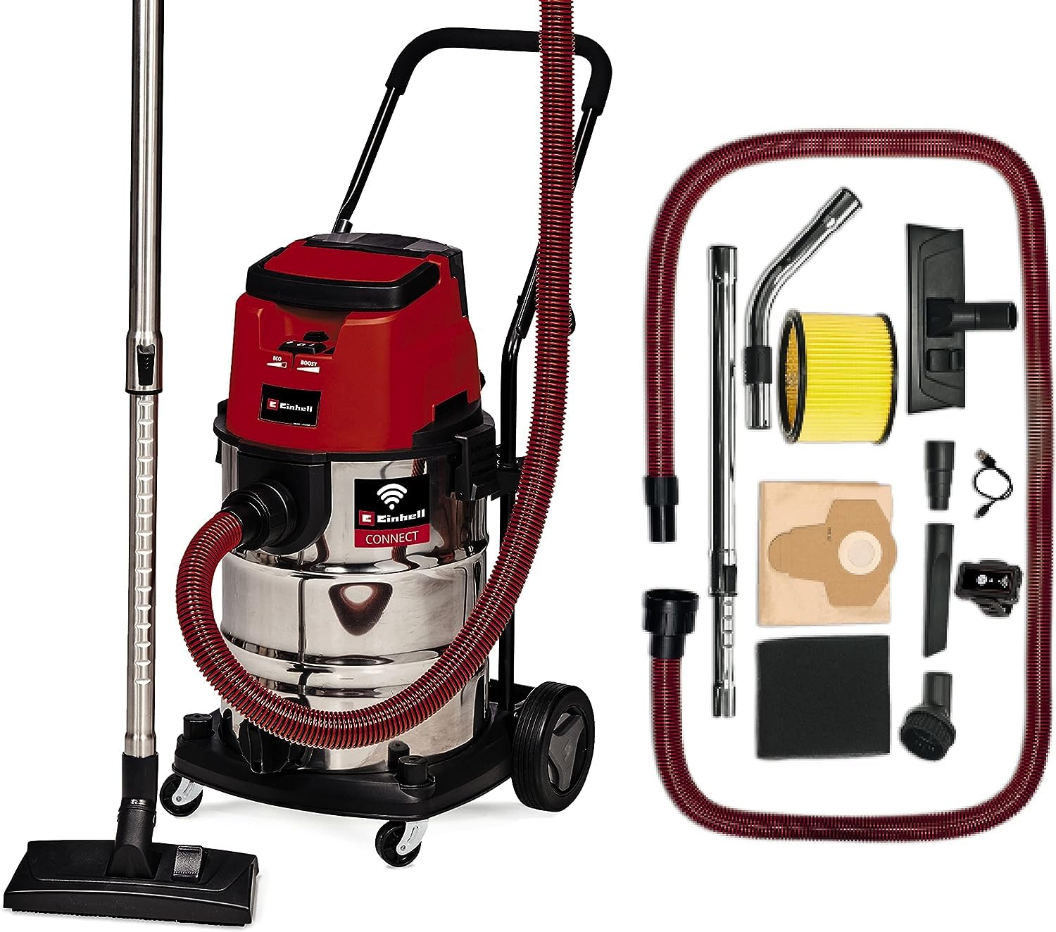 Einhell Professional Akku-Nass-/Trockensauger TP-VC 36/30 S Auto - Solo