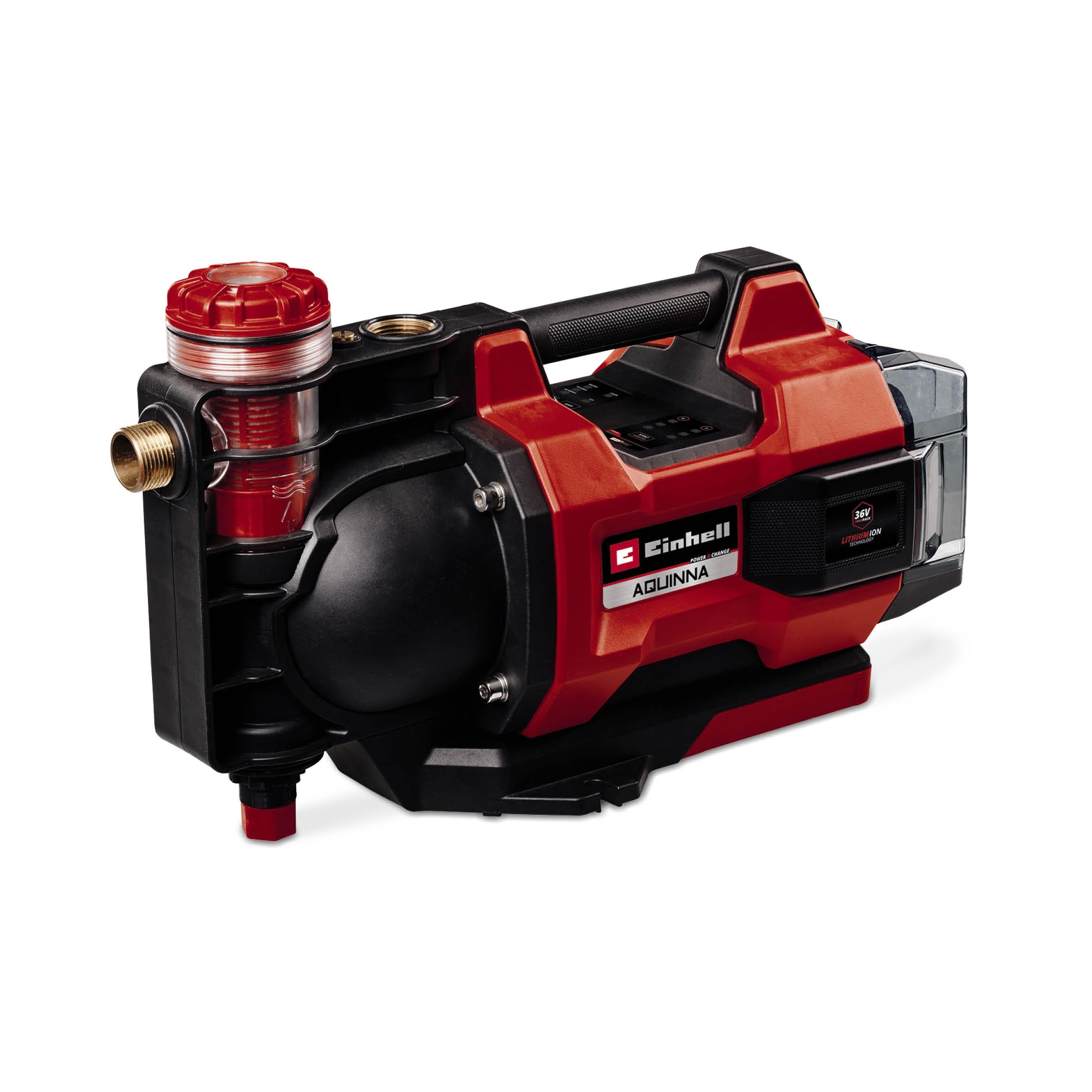 Einhell Automatische Akku-Gartenpumpe AQUINNA 36/38 F LED AUTOMATIC