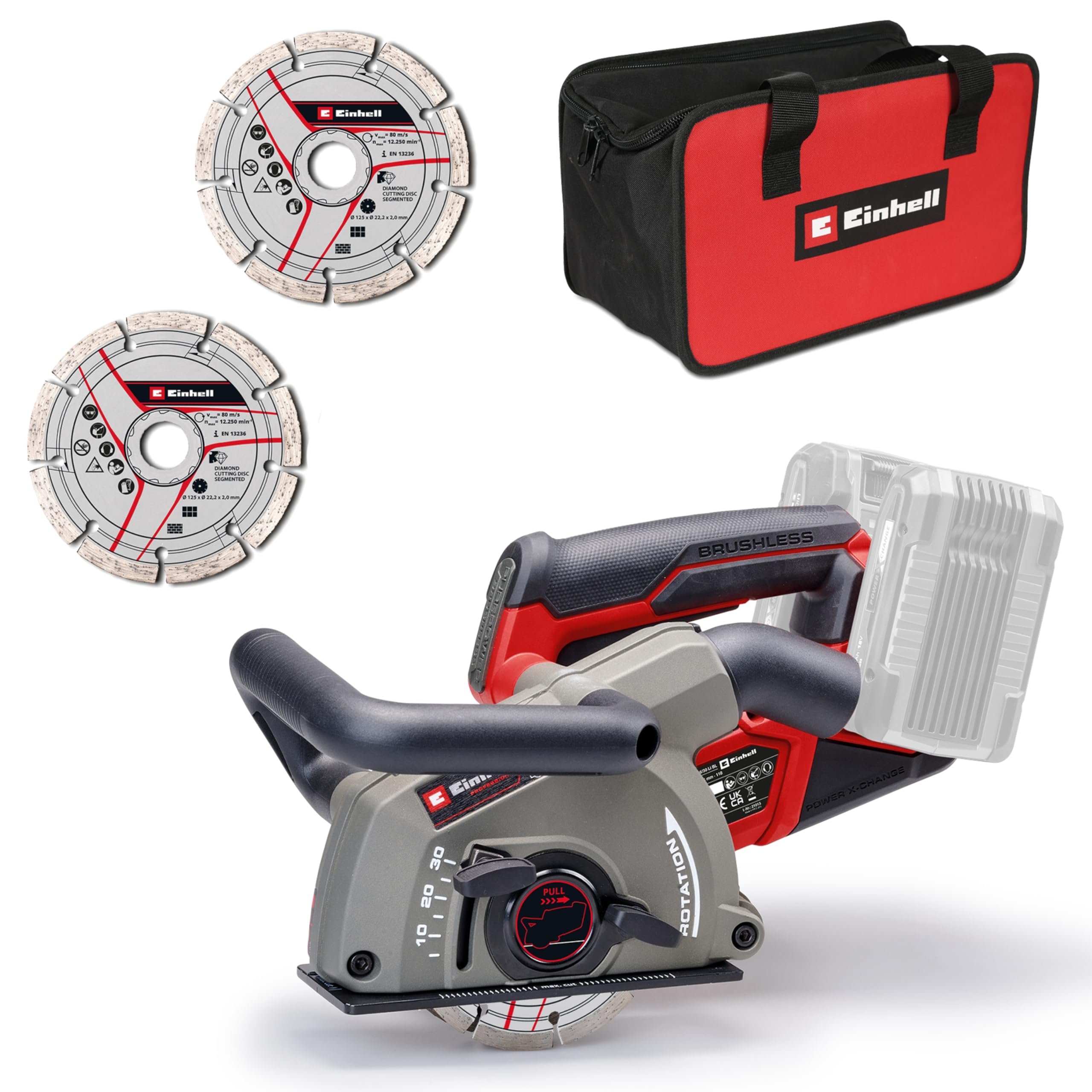 Einhell Professional Akku-Mauernutfräse TP-MA 36/30 Li BL-Solo