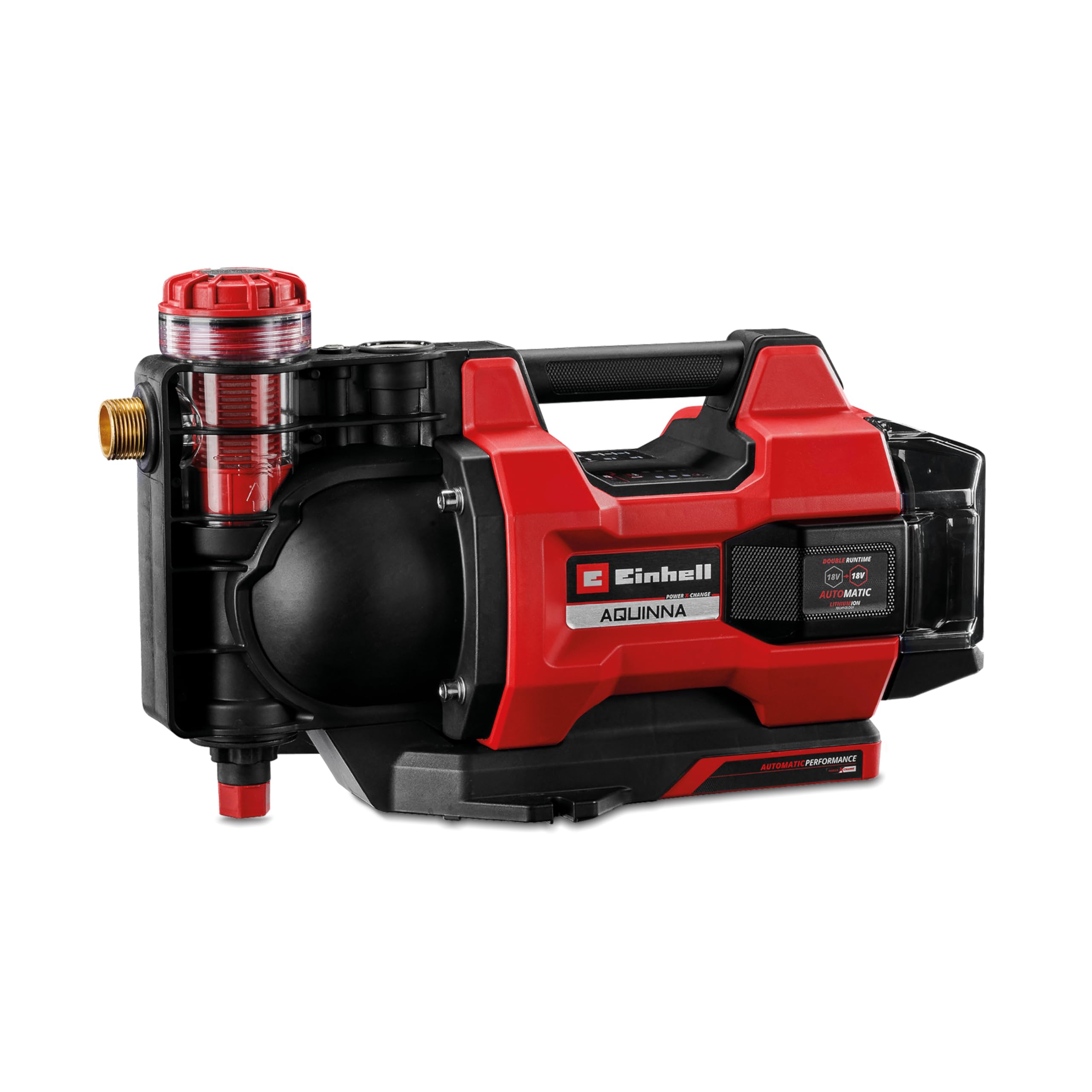 Einhell Power X-Change Akku-Gartenpumpe AQUINNA 18/30 F LED AUTOMATIC
