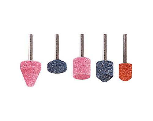 Wolfcraft 5 meules pour perceuse et mini-outillage électrique