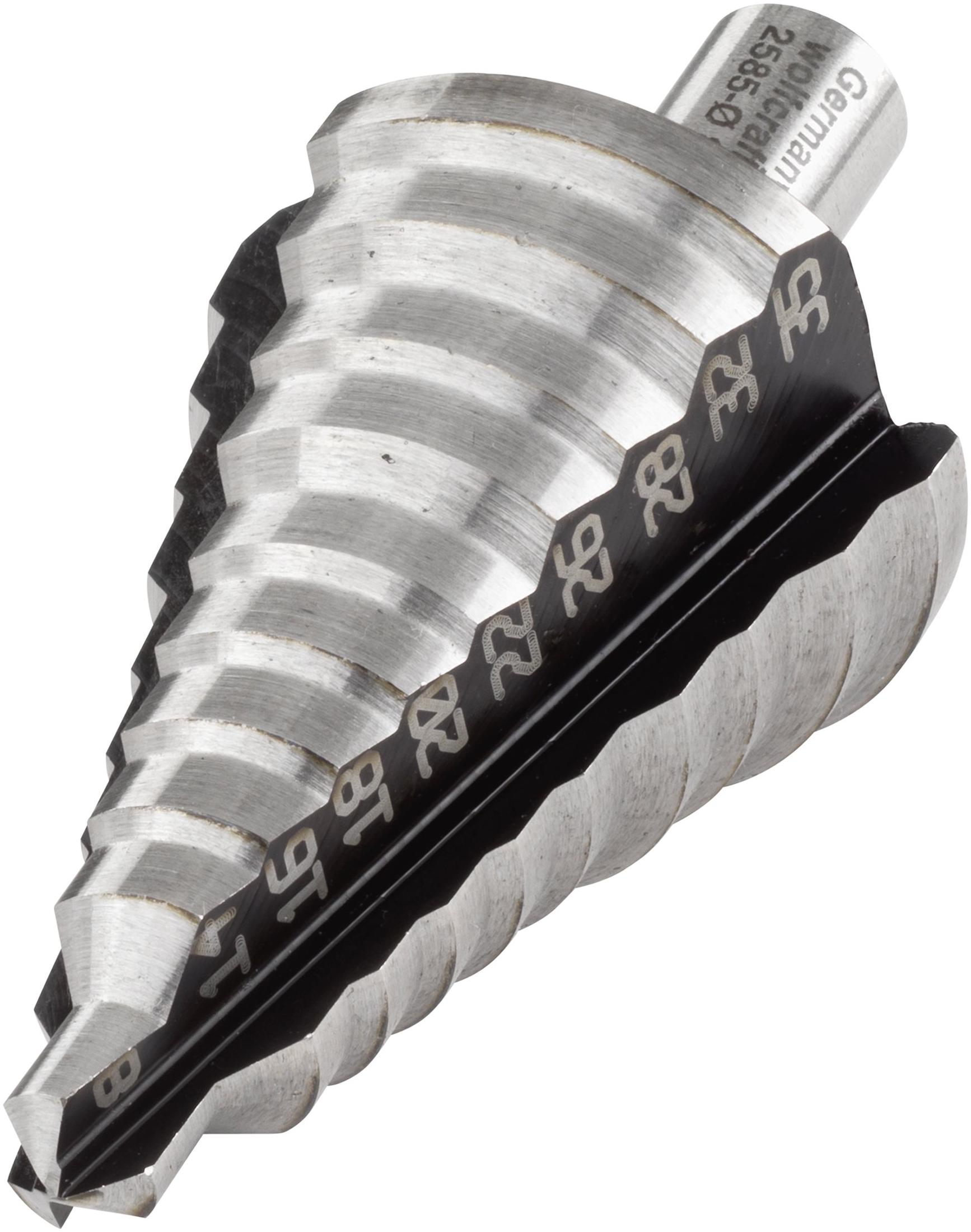 Wolfcraft Fraise étagée HSS T10 Ø 8 à 35 mm