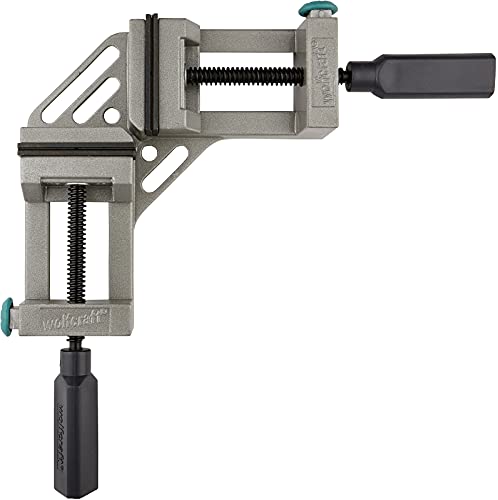 Wolfcraft Etau double d'angle Bleu et vert