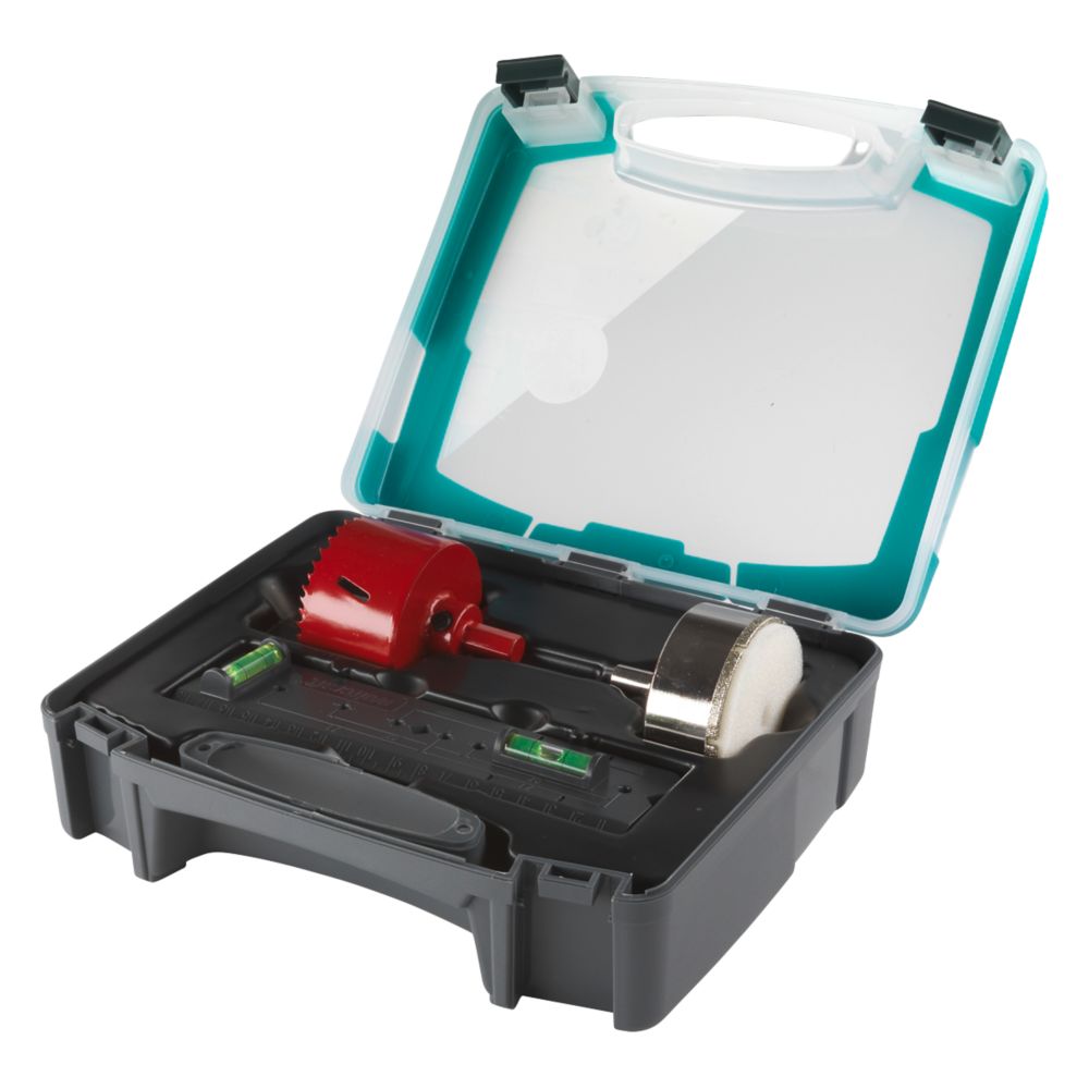 Wolfcraft Coffret de 3 scies cloches