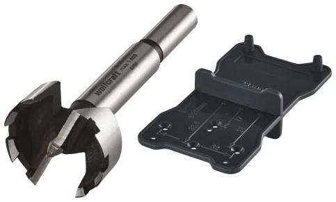 Wolfcraft Fraise anti-éclats Ø35 mm + guide charnière