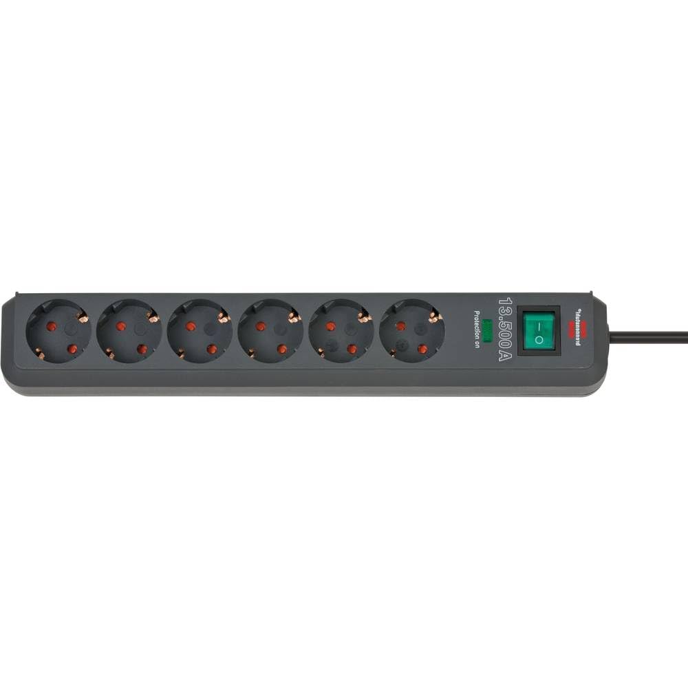 Brennenstuhl Eco-Line Steckdosenleiste 6-fach