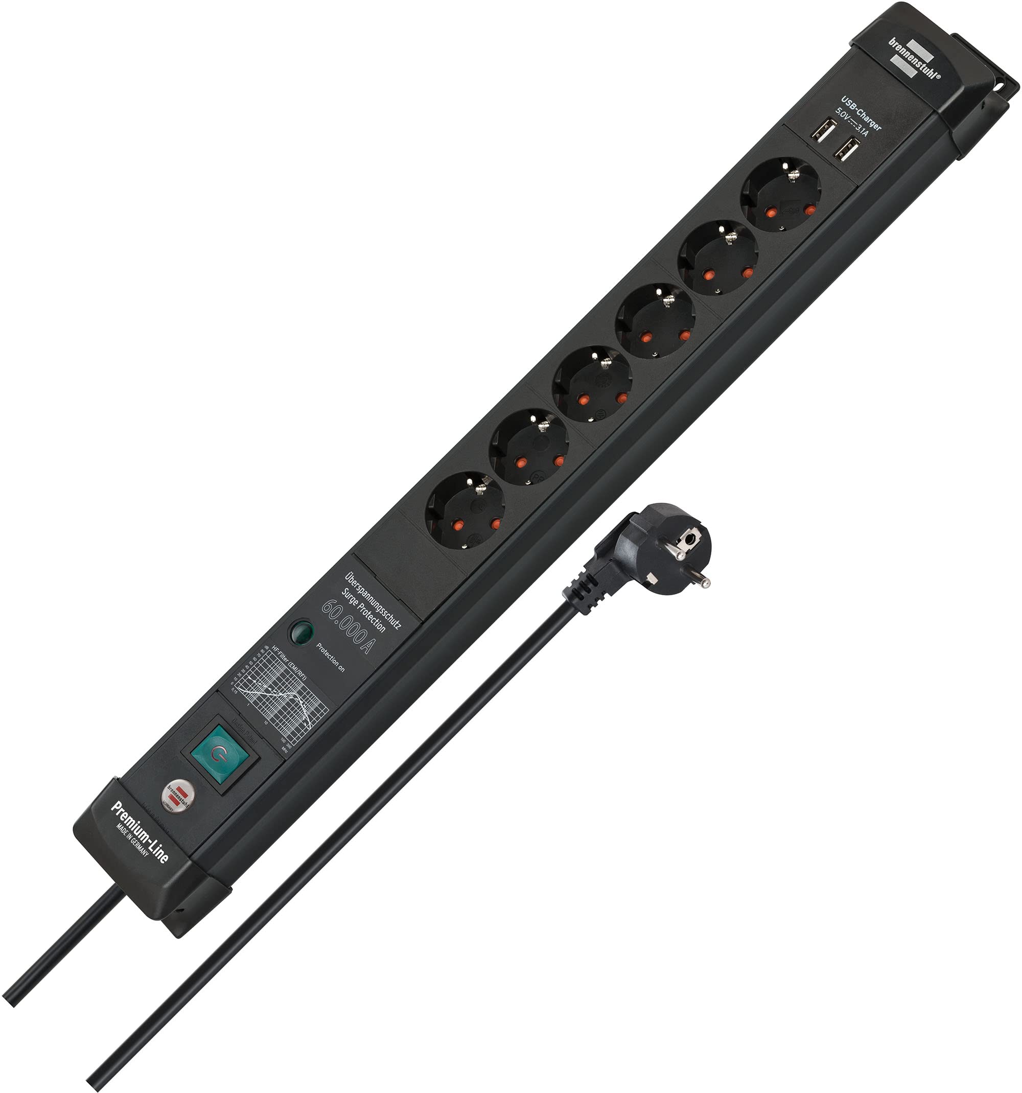 Brennenstuhl Premium-Line Steckdosenleiste 6-fach