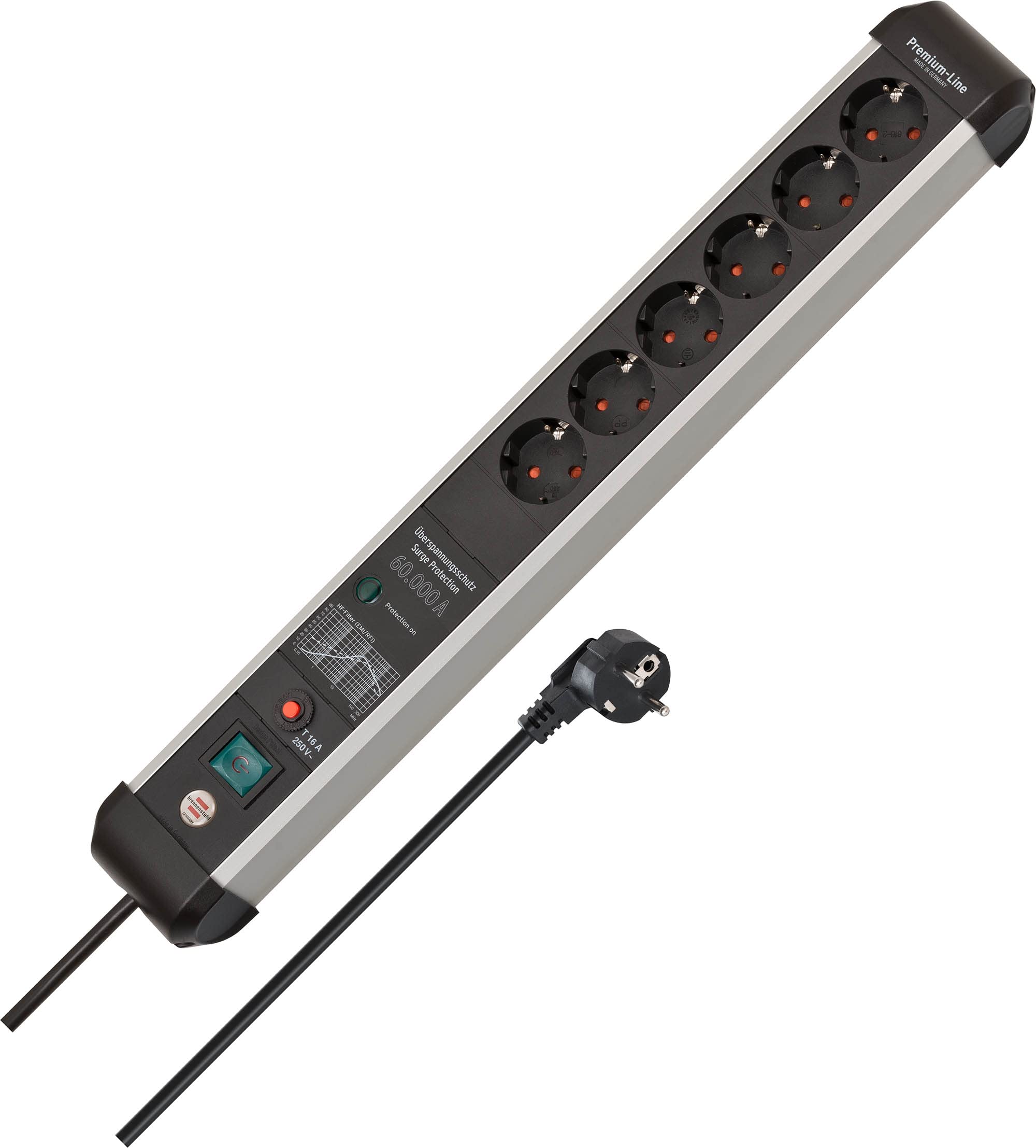 Brennenstuhl Premium-Protect-Line Steckdosenleiste 6-fach