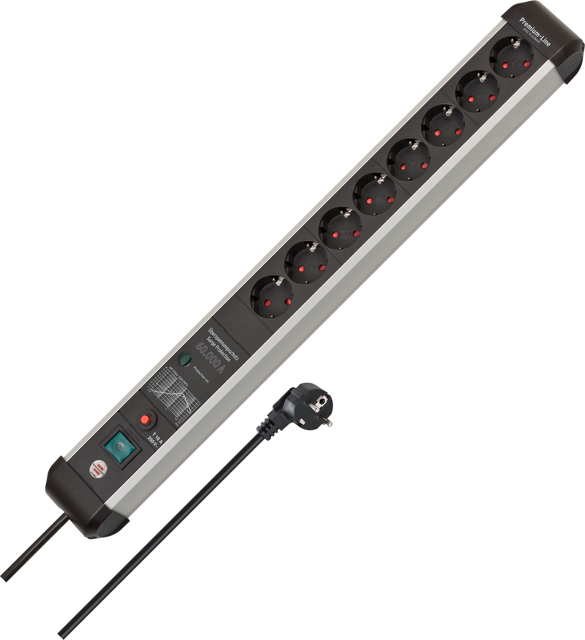 Brennenstuhl Premium-Protect-Line Steckdosenleiste 8-fach