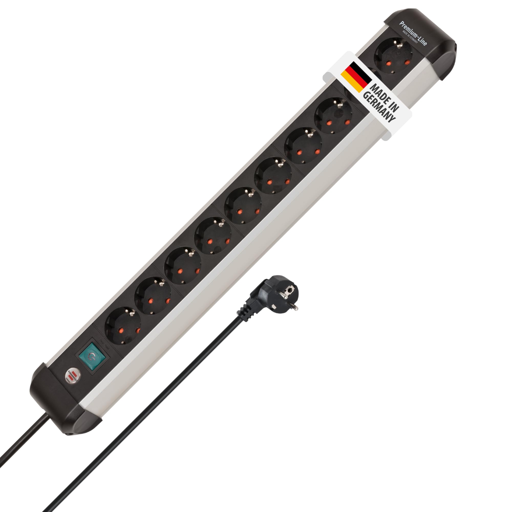 Brennenstuhl Premium-Alu-Line Steckdosenleiste 10-fach