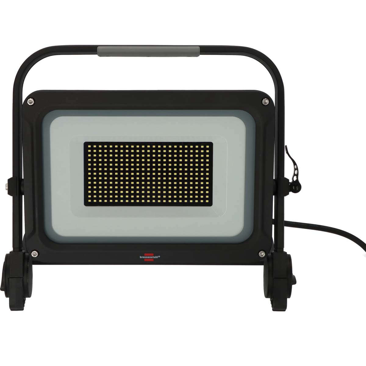 Brennenstuhl Lampe de construction LED mobile JARO 20060 M / Lampe de travail LED 150W pour l’extérieur (projecteur LED avec câble de 5m, éclairage de secours LED avec 17500lm en aluminium de haute qualité, dimmable, IP65)