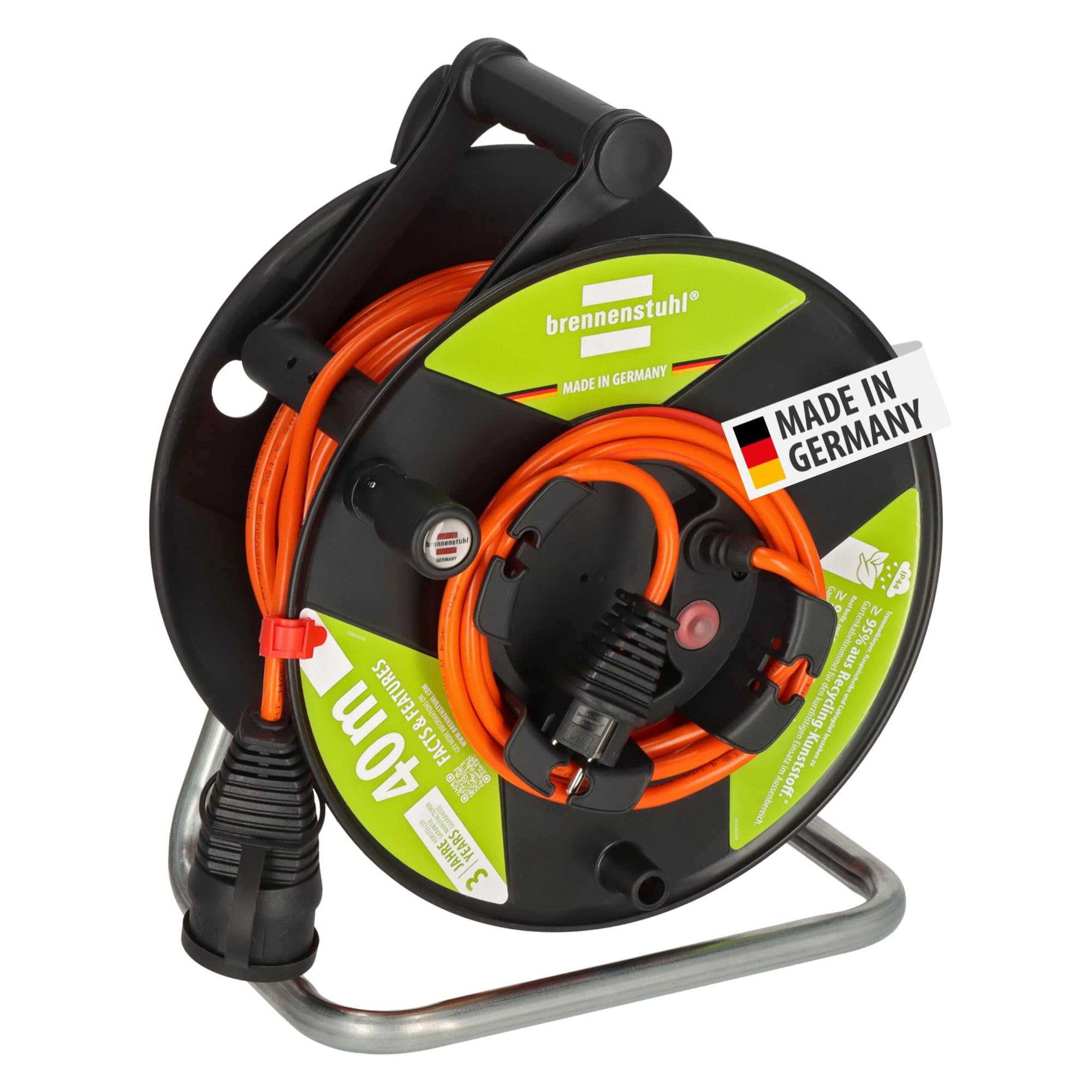 Brennenstuhl Brenn Verl.Tro. Garant-G Bretec 290 38+2m orange Thermo IP44