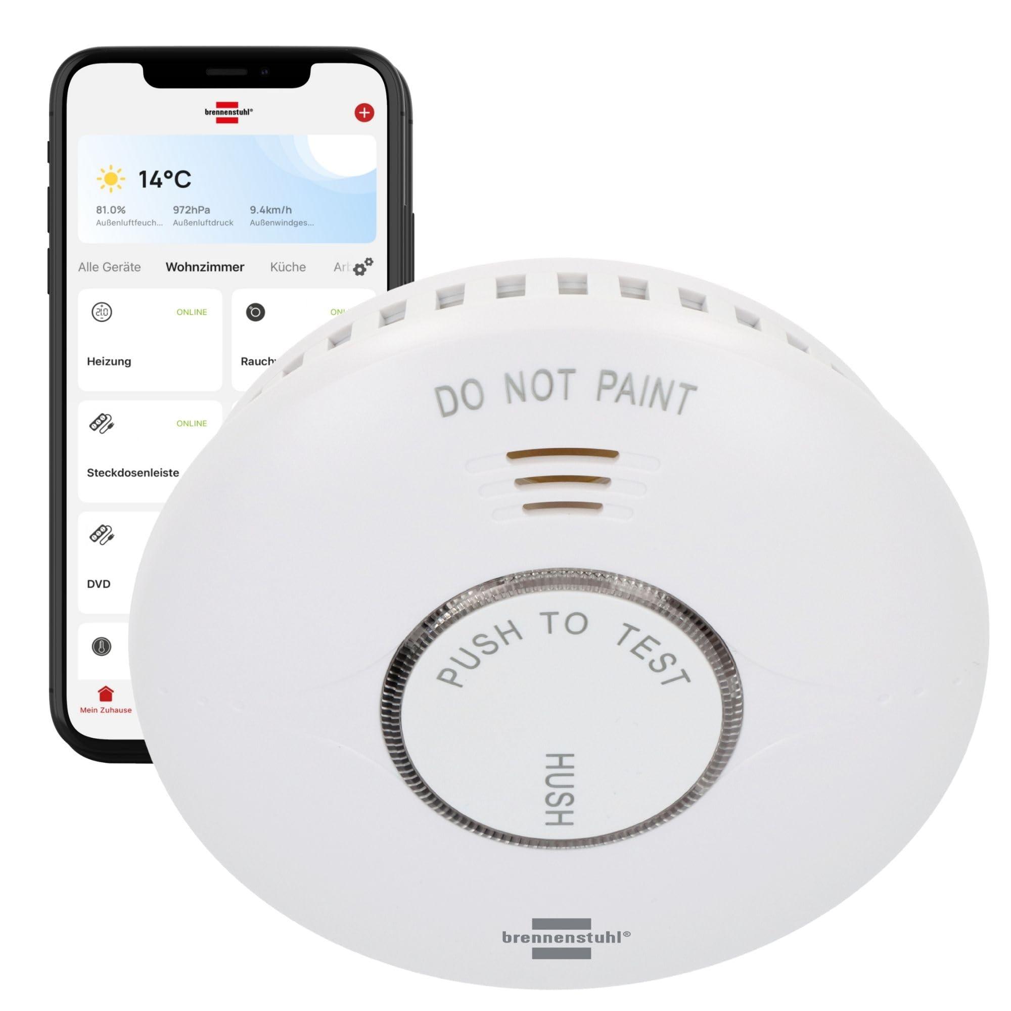 Brennenstuhl Connect WiFi Rauchwarnmelder RM A 3020