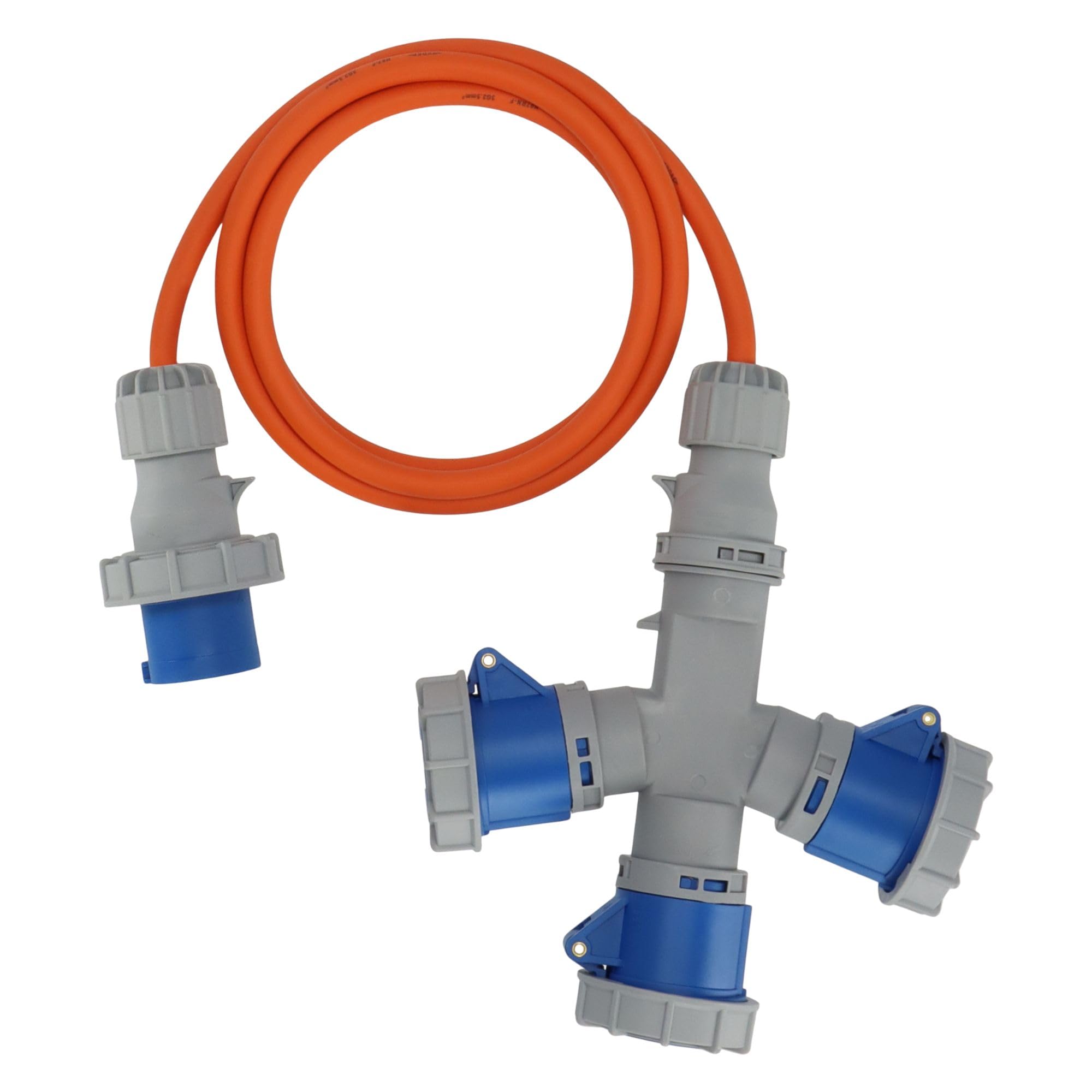 Brennenstuhl Verl.-Kabel CEE 3 Fach Verteiler 16A 2m