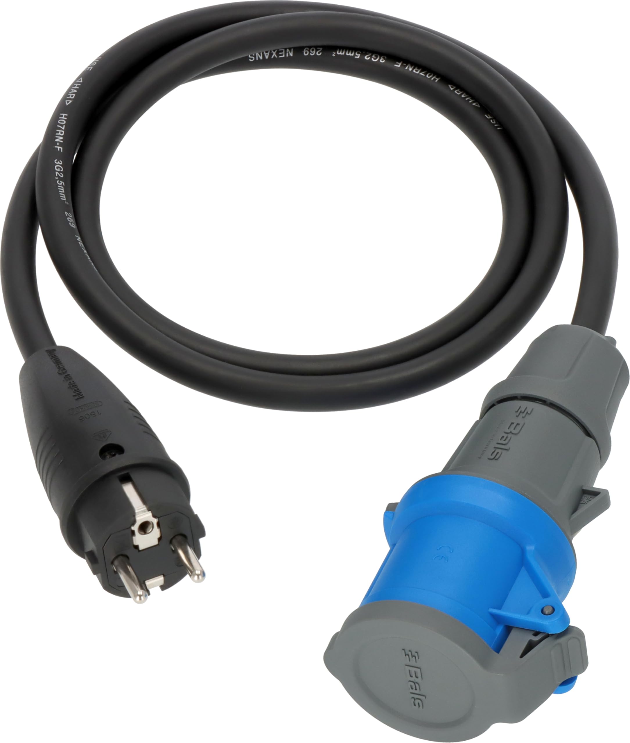 Brennenstuhl Adapter Leitung 1,5m Schuko/Kupplung schwarz