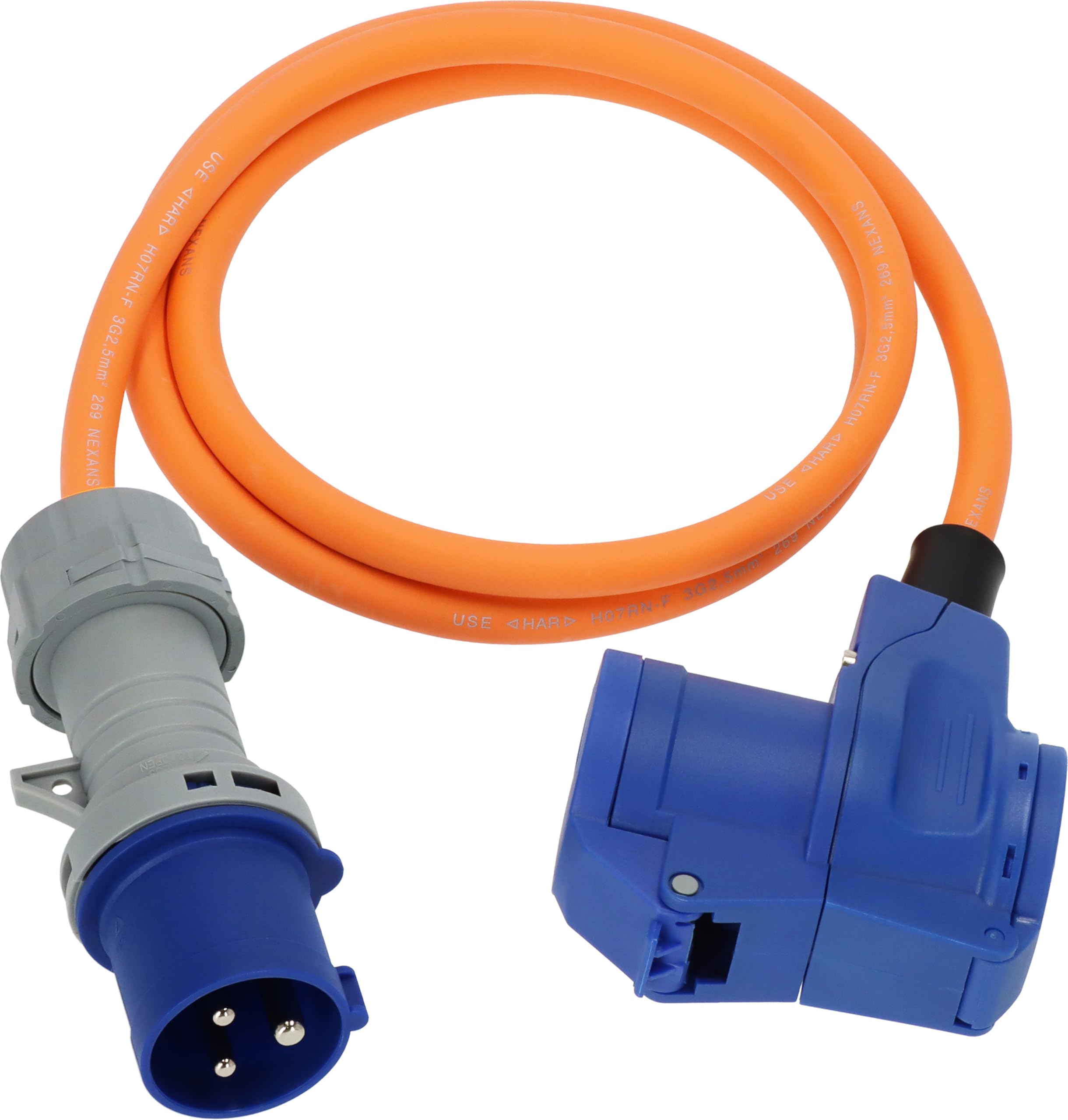 Brennenstuhl Adapter 1,5 CEE Stecker / Winkelkupplung Ber.An