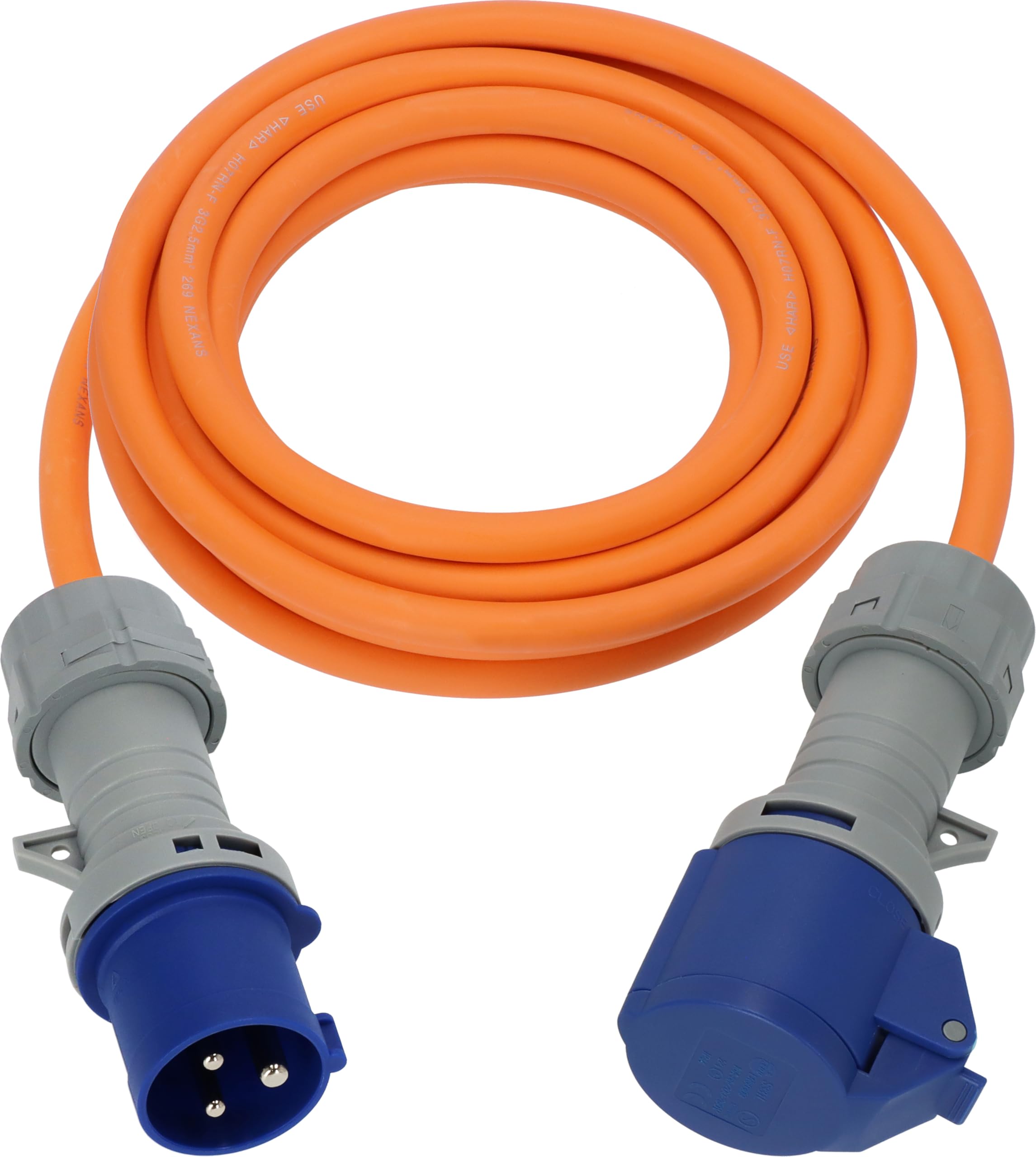 Brennenstuhl Verl-Leitung 5m CEE230V/16A IP44 H07RN-F3G2,5