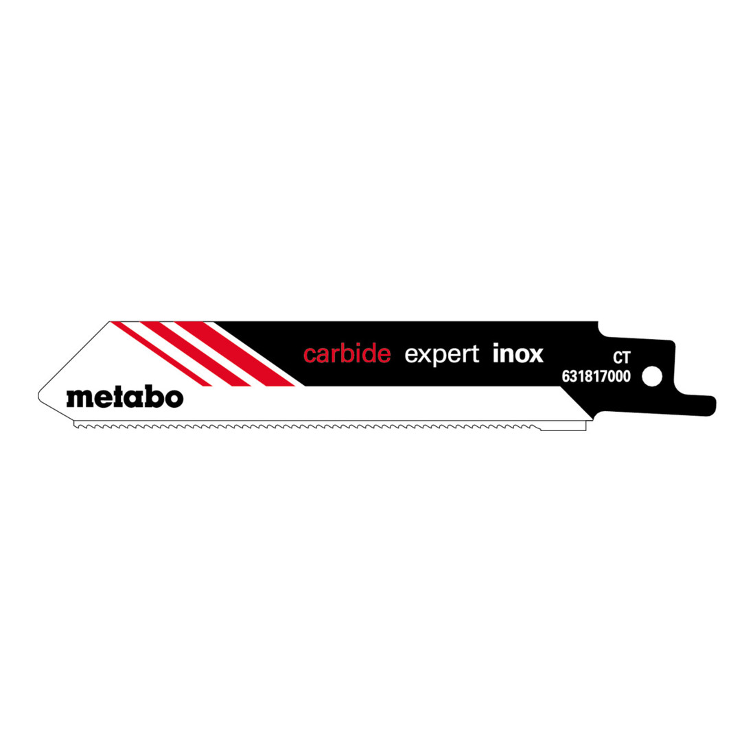 Metabo 2 lames de scies sabres, inox, série 'expert', 115 x 1,25 mm, carbure, 1,4 mm/ 18 DPP metabo