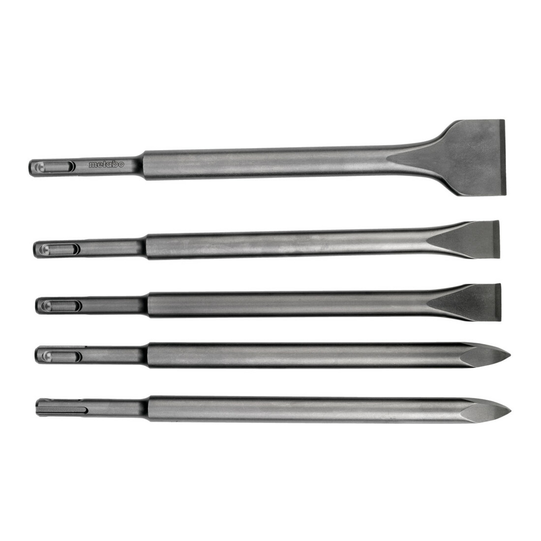 Metabo Jeu de burins SDS-plus, 5 pièces metabo