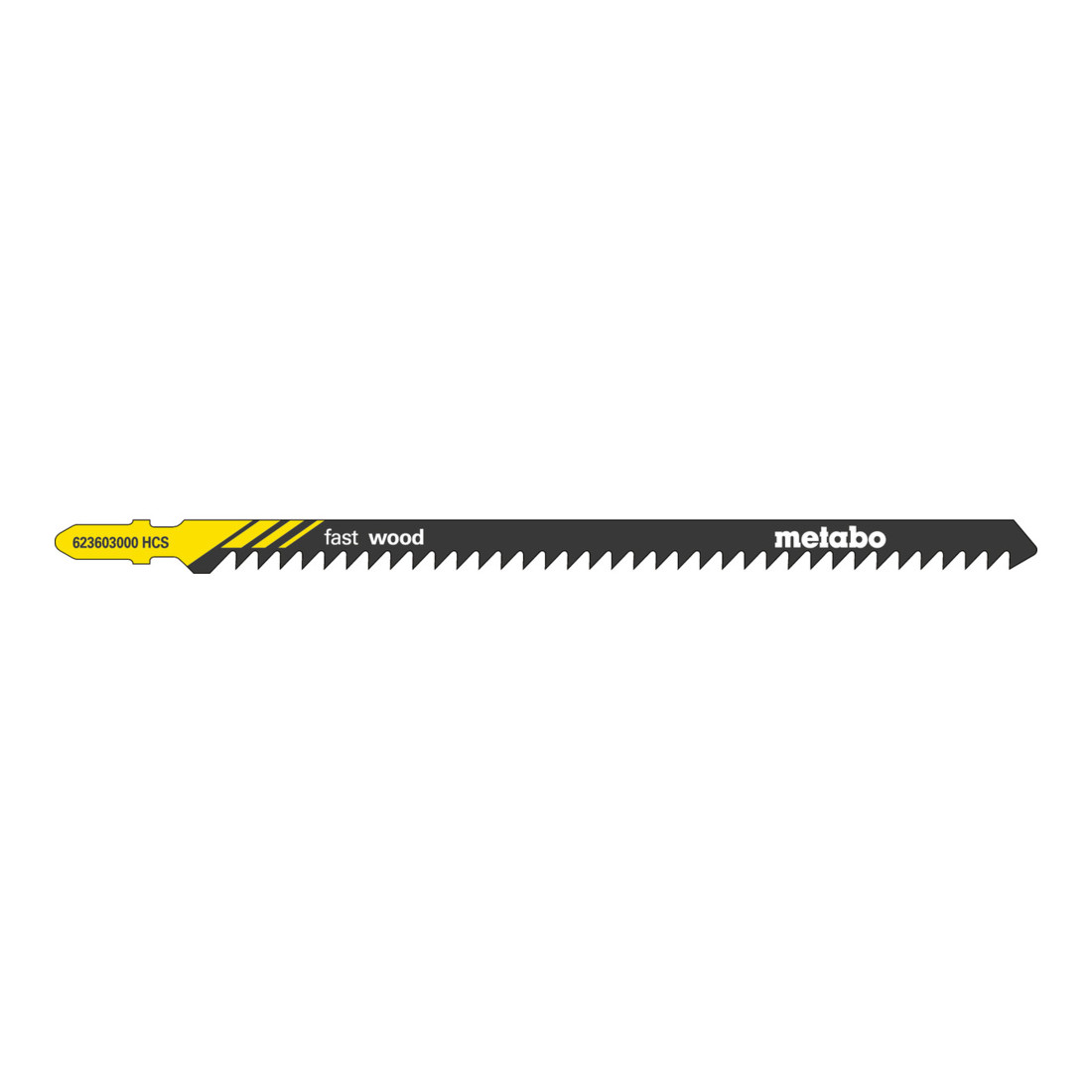 Metabo 5 lames de scies sauteuses, bois, série 'professional', 155/ 4,0 mm, HCS metabo